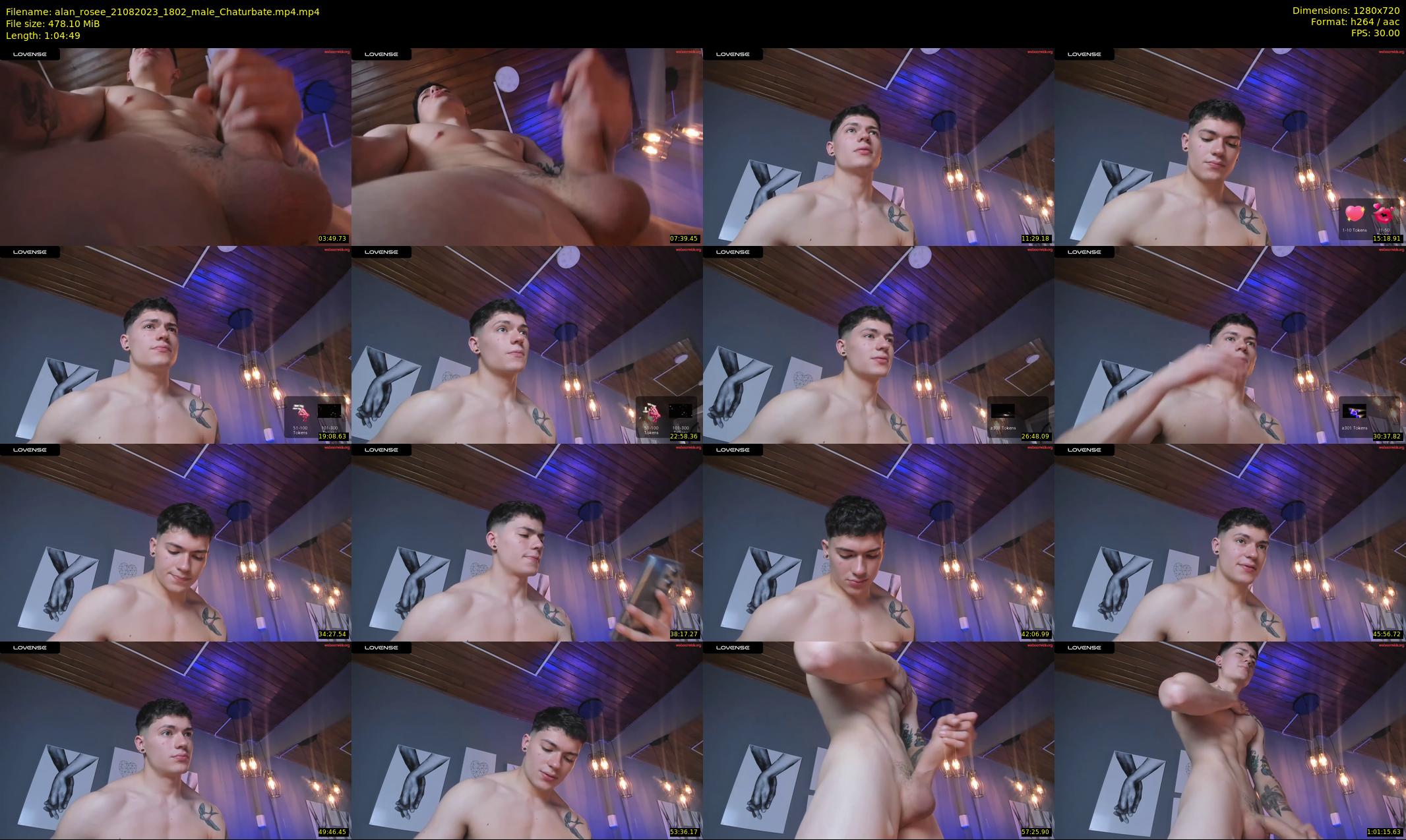 alan_rosee — 65 minute Chaturbate male cam show recording, 720p, Aug 21, 2023