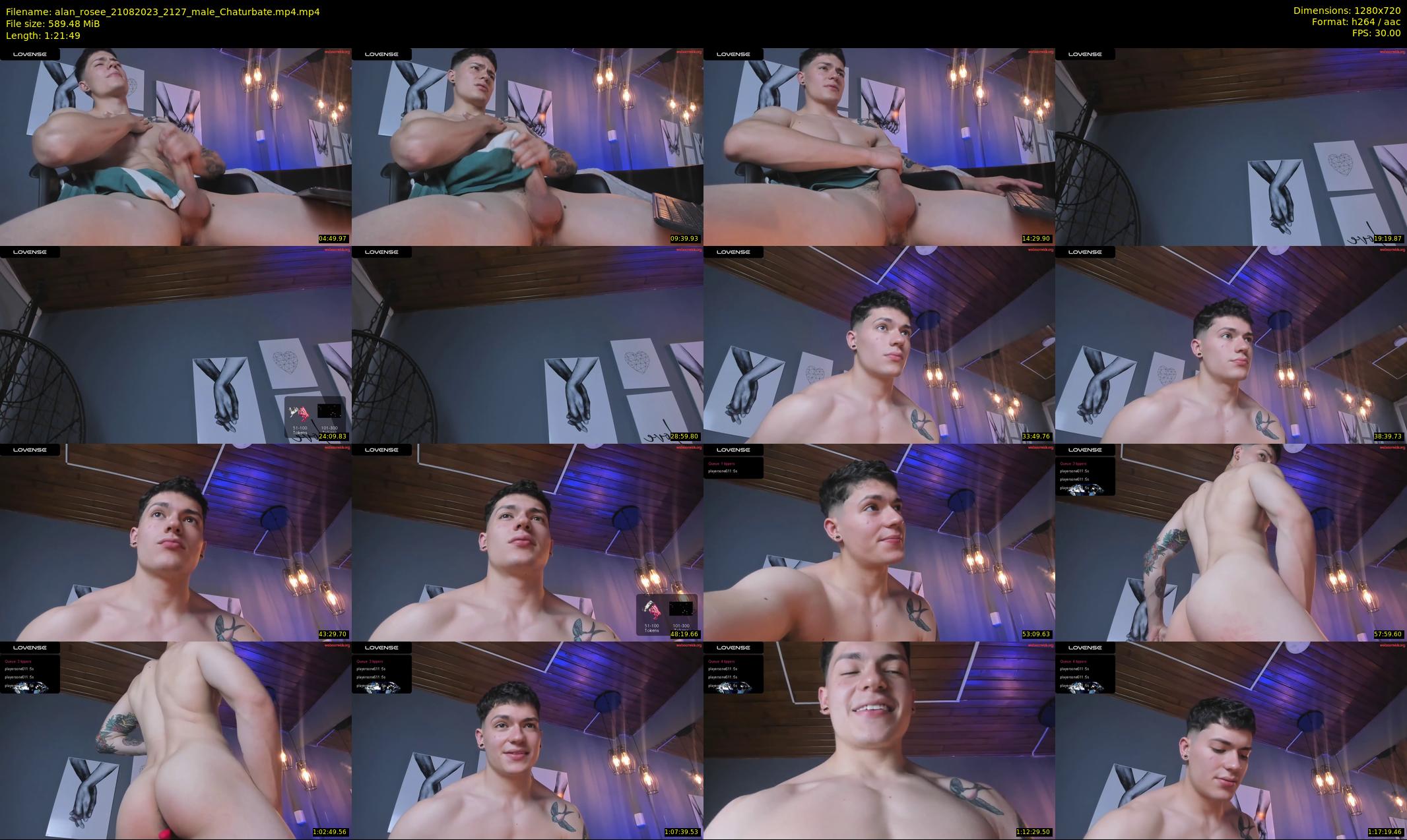 alan_rosee — 82 minute Chaturbate male cam show recording, 720p, Aug 21, 2023