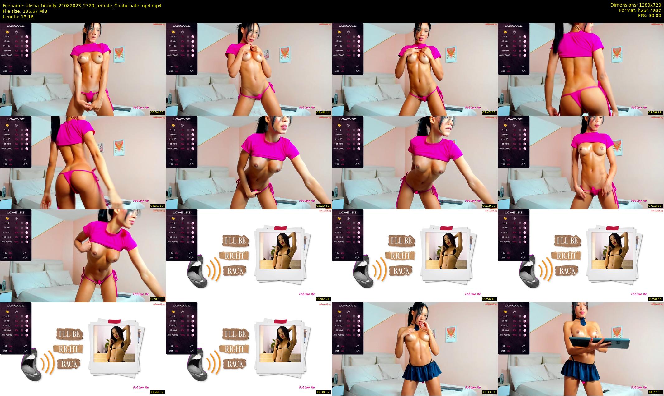 alisha_brainly — 16 minute Chaturbate female cam show recording, 720p, Aug 21, 2023