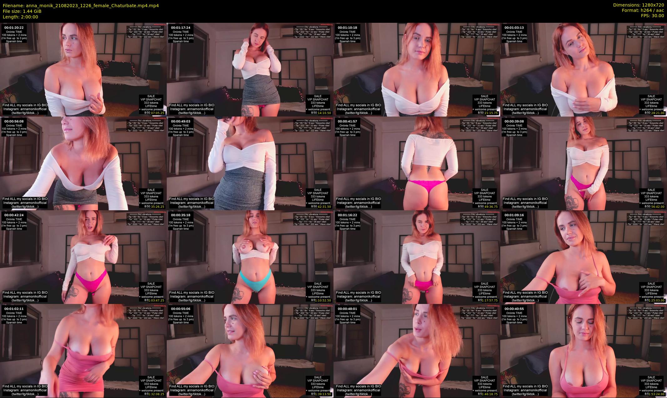 anna_monik — 120 minute Chaturbate couple cam show recording, 720p, Aug 21, 2023