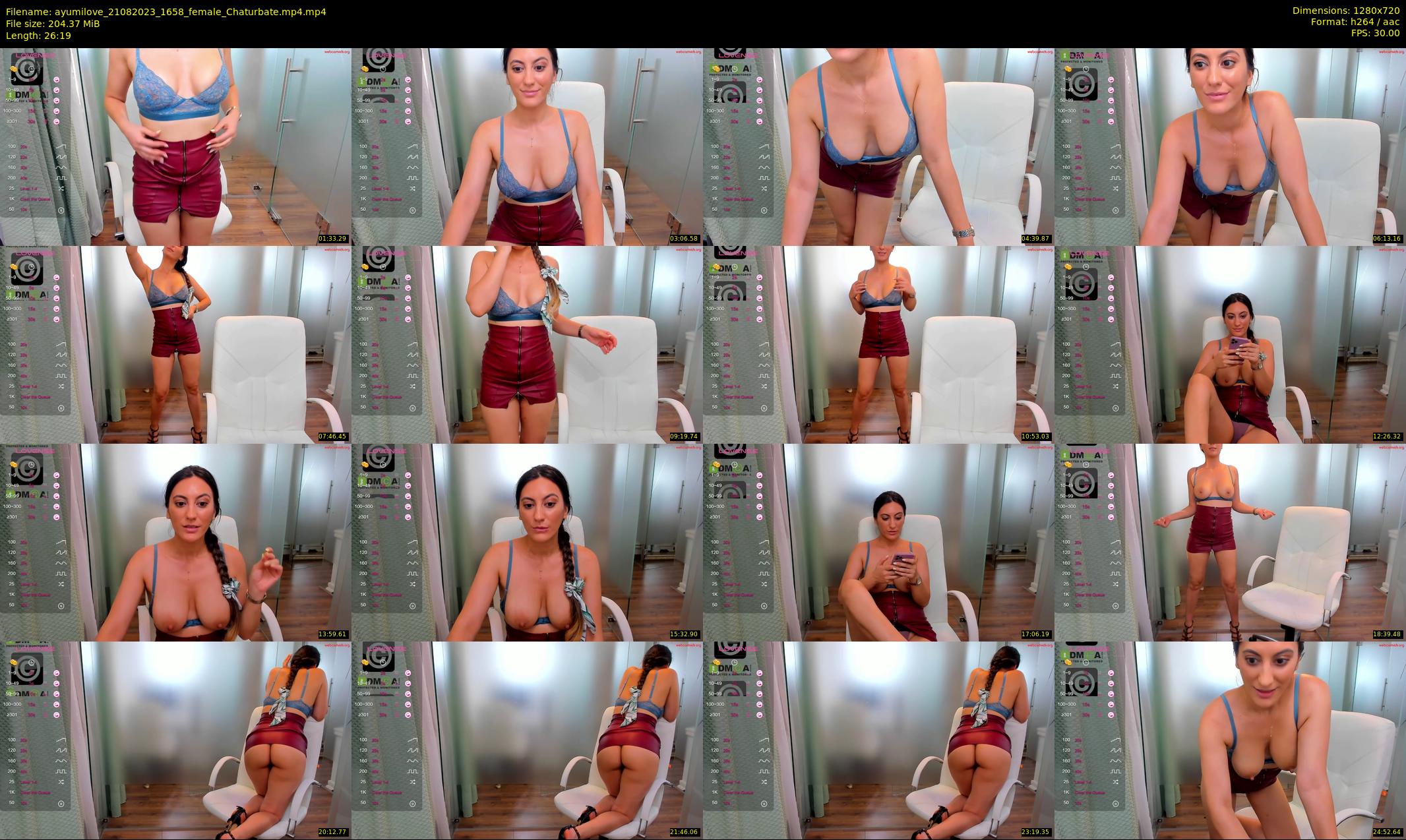 ayumilove — 27 minute Chaturbate female cam show recording, 720p, Aug 21, 2023