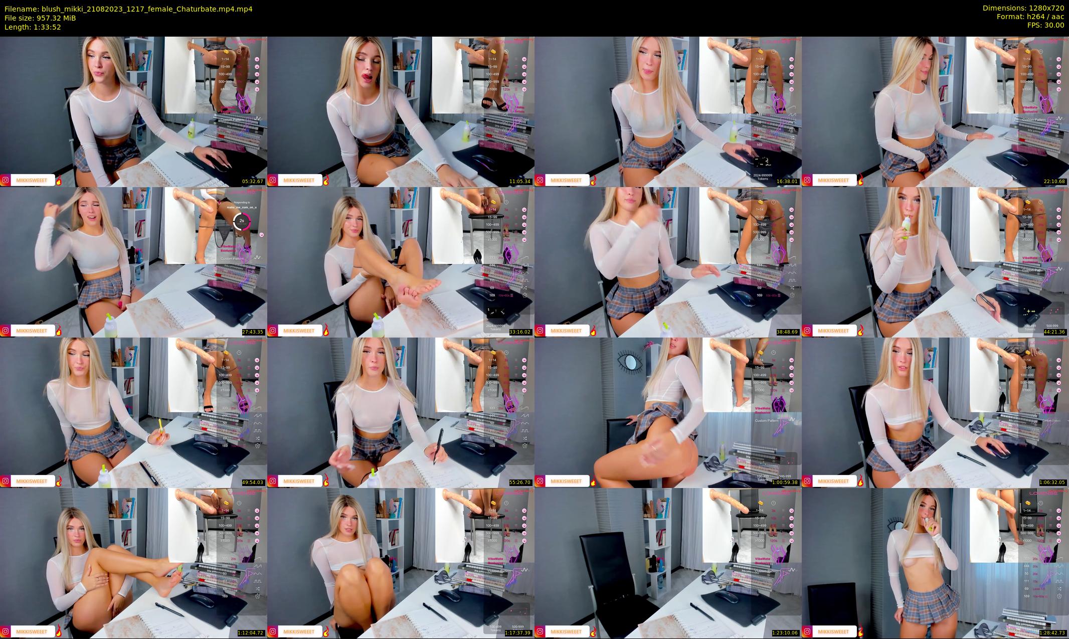 blush_mikki — 94 minute Chaturbate female cam show recording, 720p, Aug 21, 2023