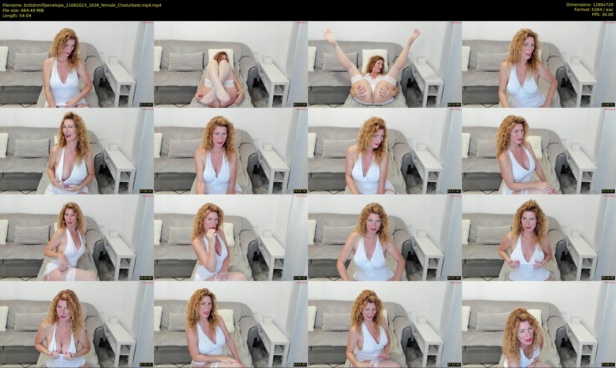 britishmilfpenelope — 55 minute Chaturbate female cam show recording, 720p, Aug 21, 2023