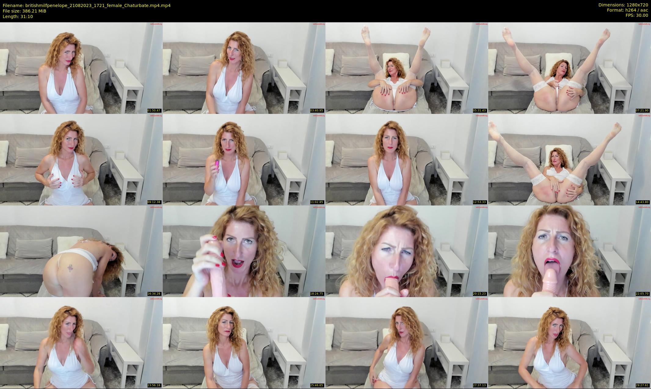 britishmilfpenelope — 32 minute Chaturbate female cam show recording, 720p, Aug 21, 2023