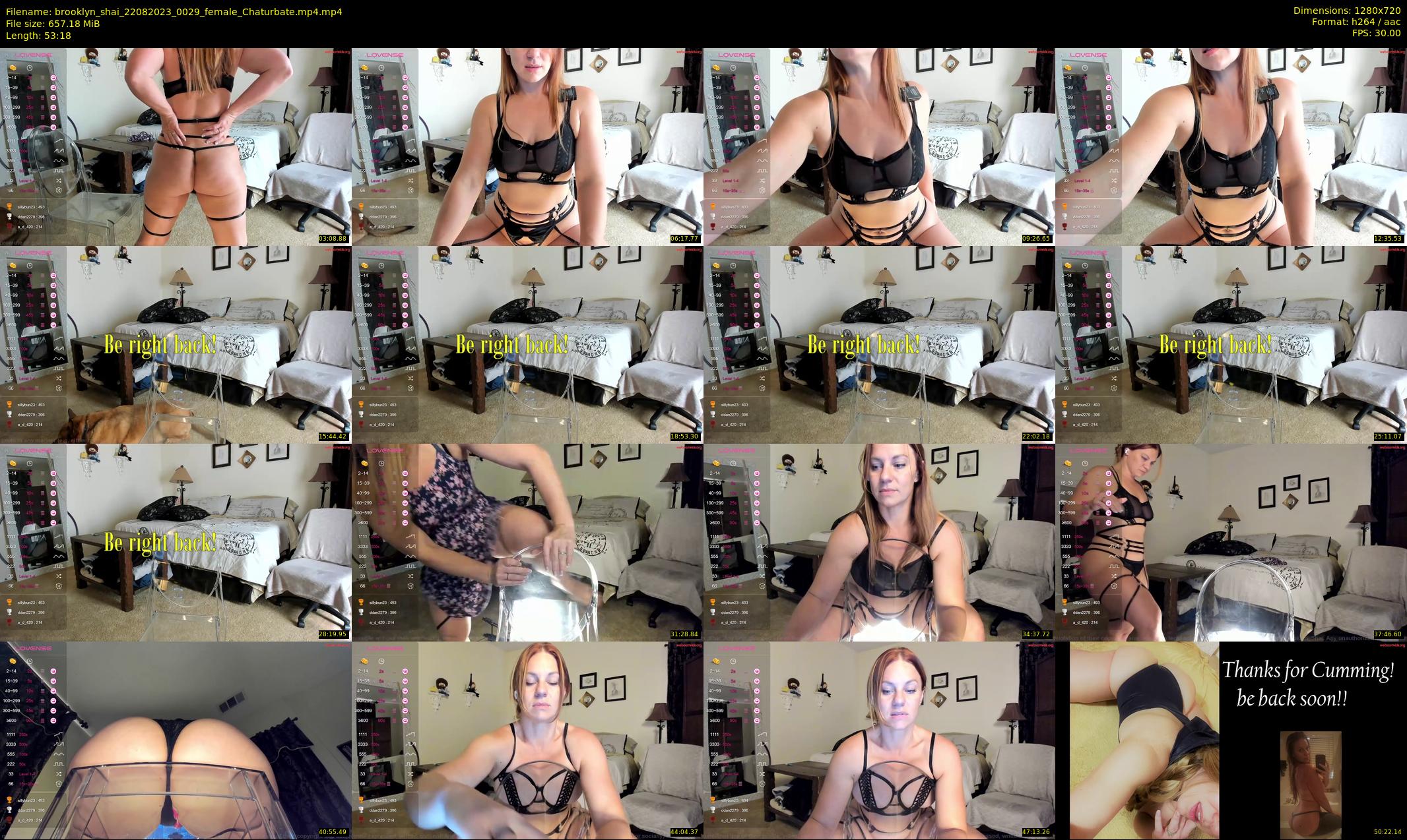 brooklyn_shai — 54 minute Chaturbate couple cam show recording, 720p, Aug 22, 2023