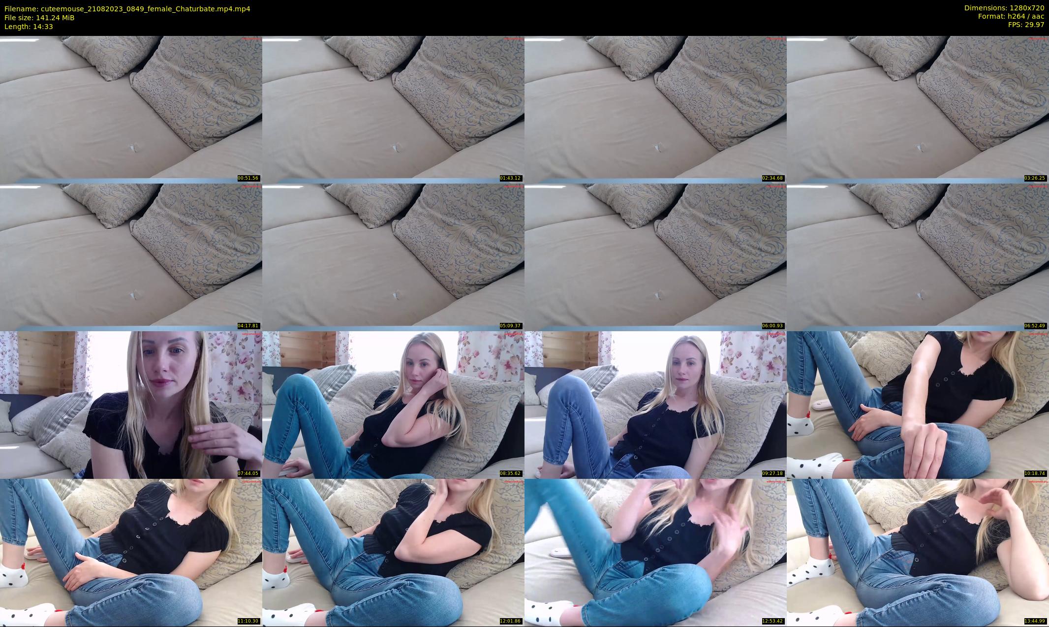 cuteemouse — 15 minute Chaturbate female cam show recording, 720p, Aug 21, 2023