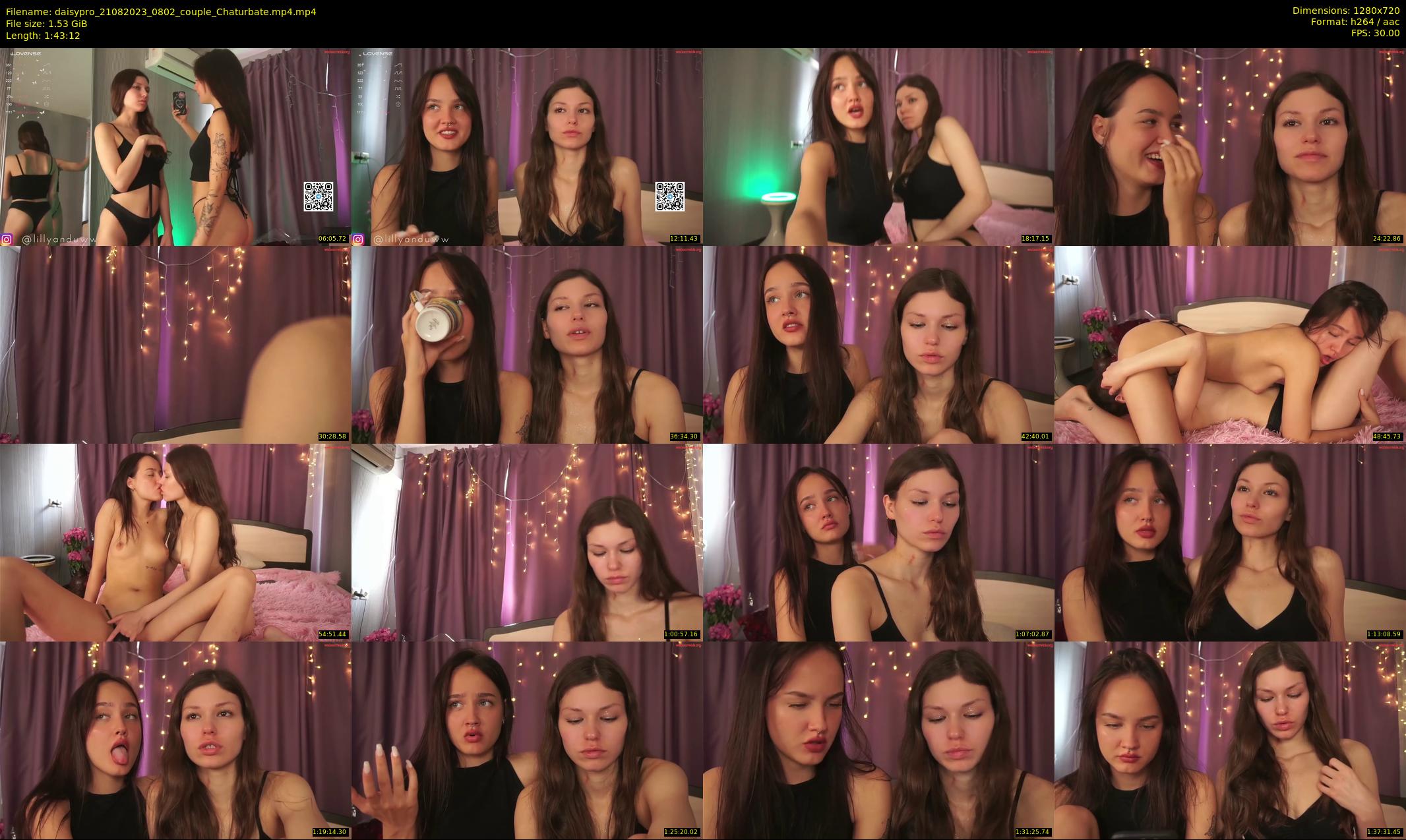 daisypro — 104 minute Chaturbate couple cam show recording, 720p, Aug 21, 2023