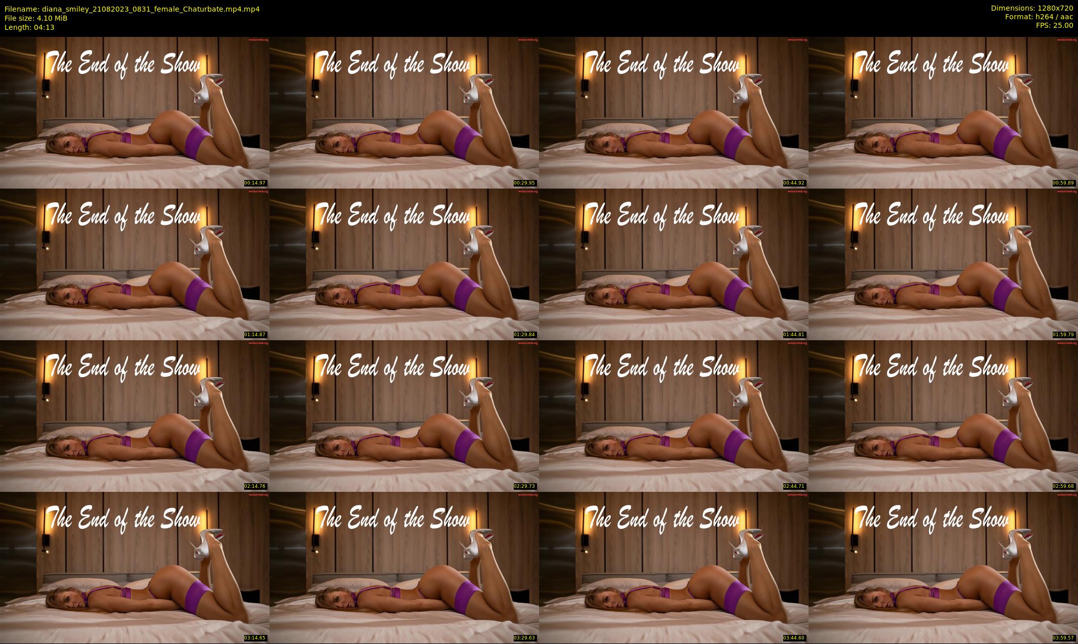 diana_smiley — 5 minute Chaturbate female cam show recording, 720p, Aug 21, 2023