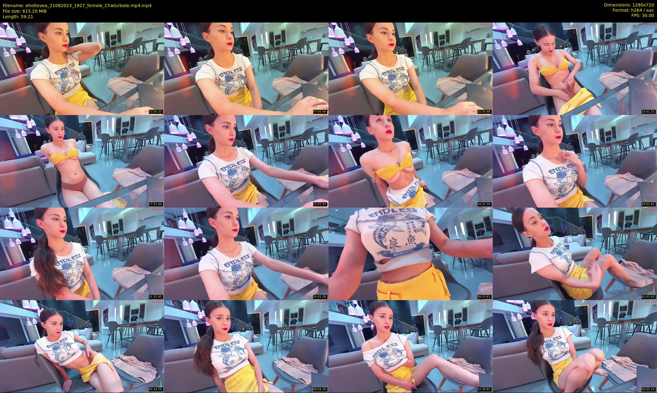 ehotlovea — 60 minute Chaturbate female cam show recording, 720p, Aug 21, 2023