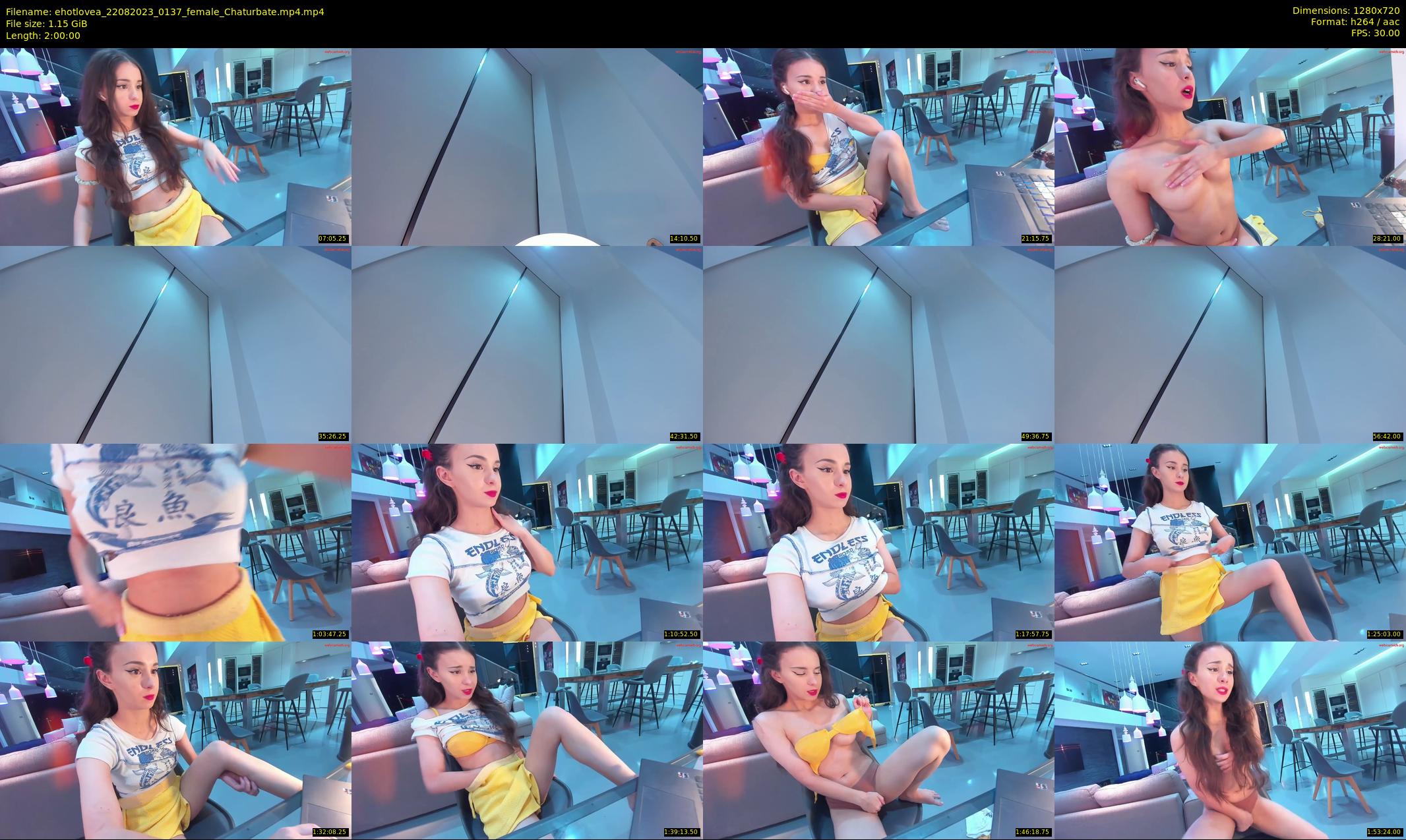 ehotlovea — 120 minute Chaturbate female cam show recording, 720p, Aug 22, 2023