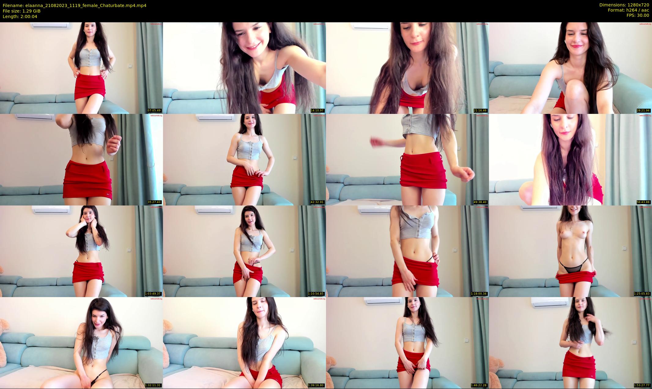 elaanna — 121 minute Chaturbate female cam show recording, 720p, Aug 21, 2023
