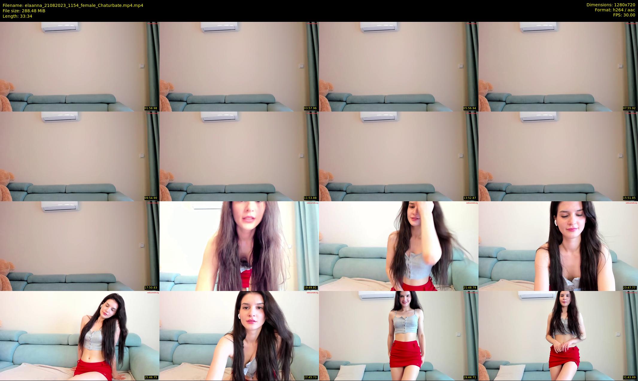 elaanna — 34 minute Chaturbate female cam show recording, 720p, Aug 21, 2023