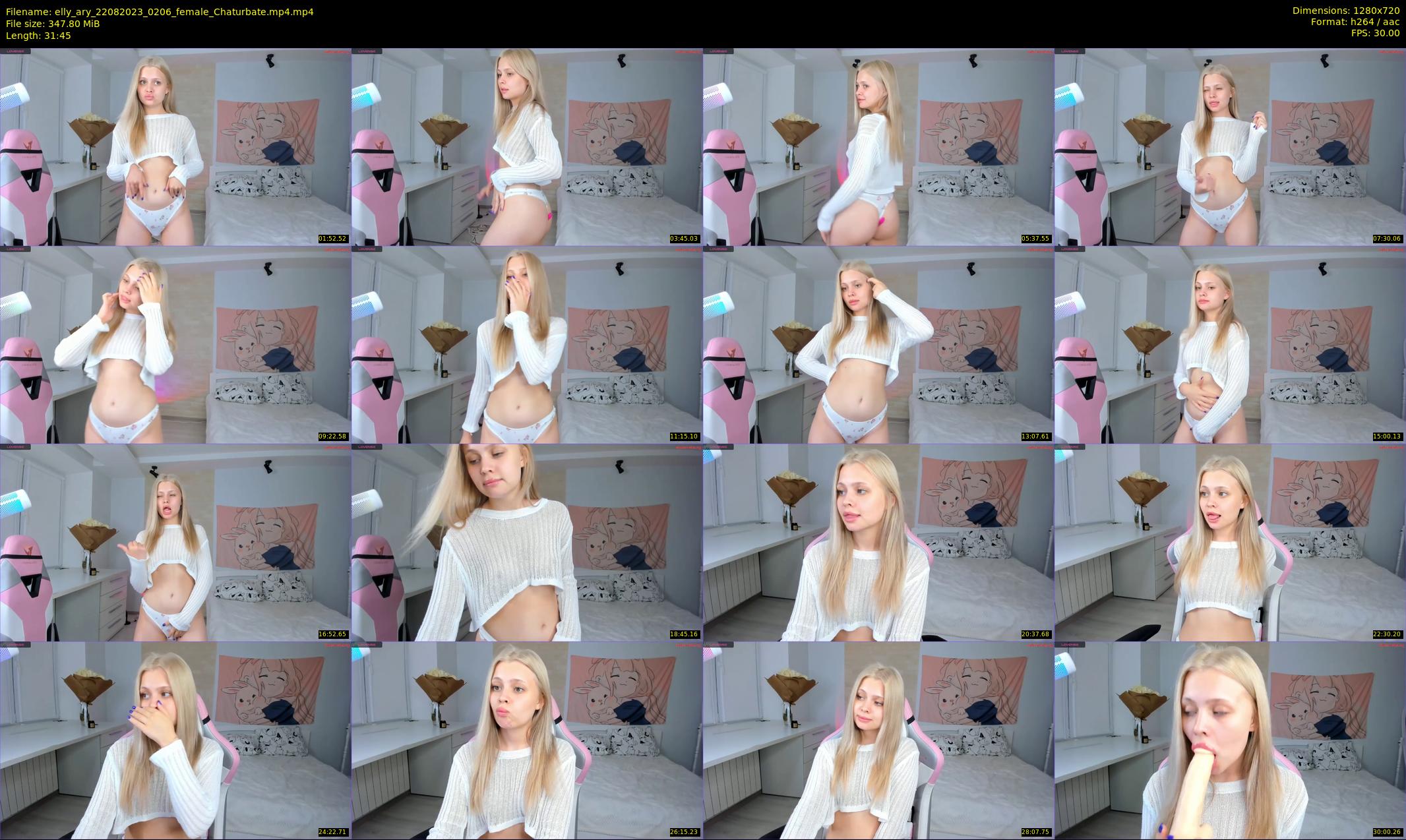 elly_ary — 32 minute Chaturbate female cam show recording, 720p, Aug 22, 2023