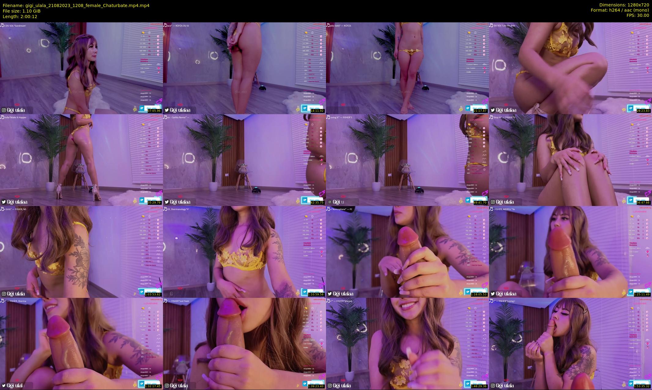 gigi_ulala — 121 minute Chaturbate female cam show recording, 720p, Aug 21, 2023