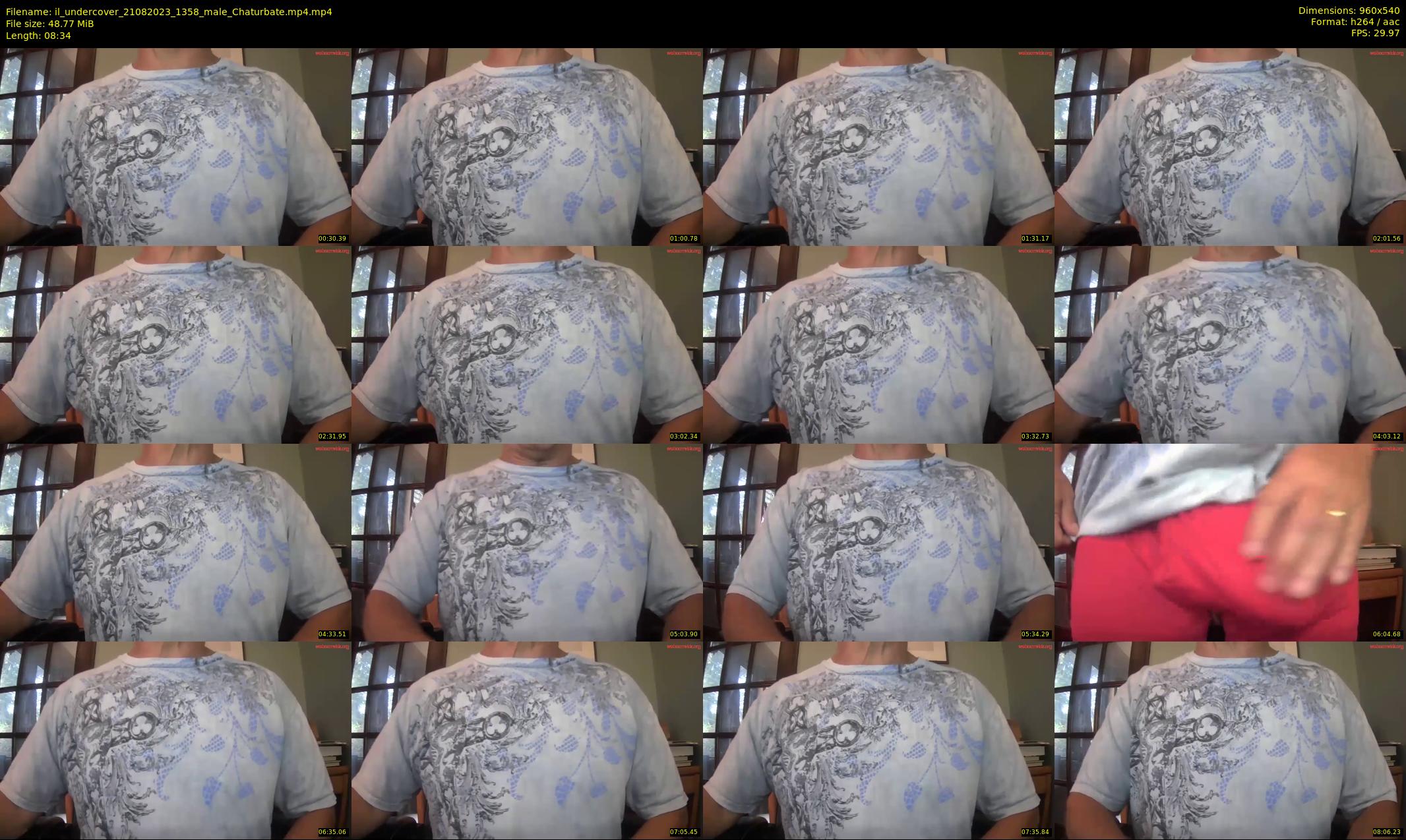 il_undercover — 9 minute Chaturbate male cam show recording, 480p, Aug 21, 2023