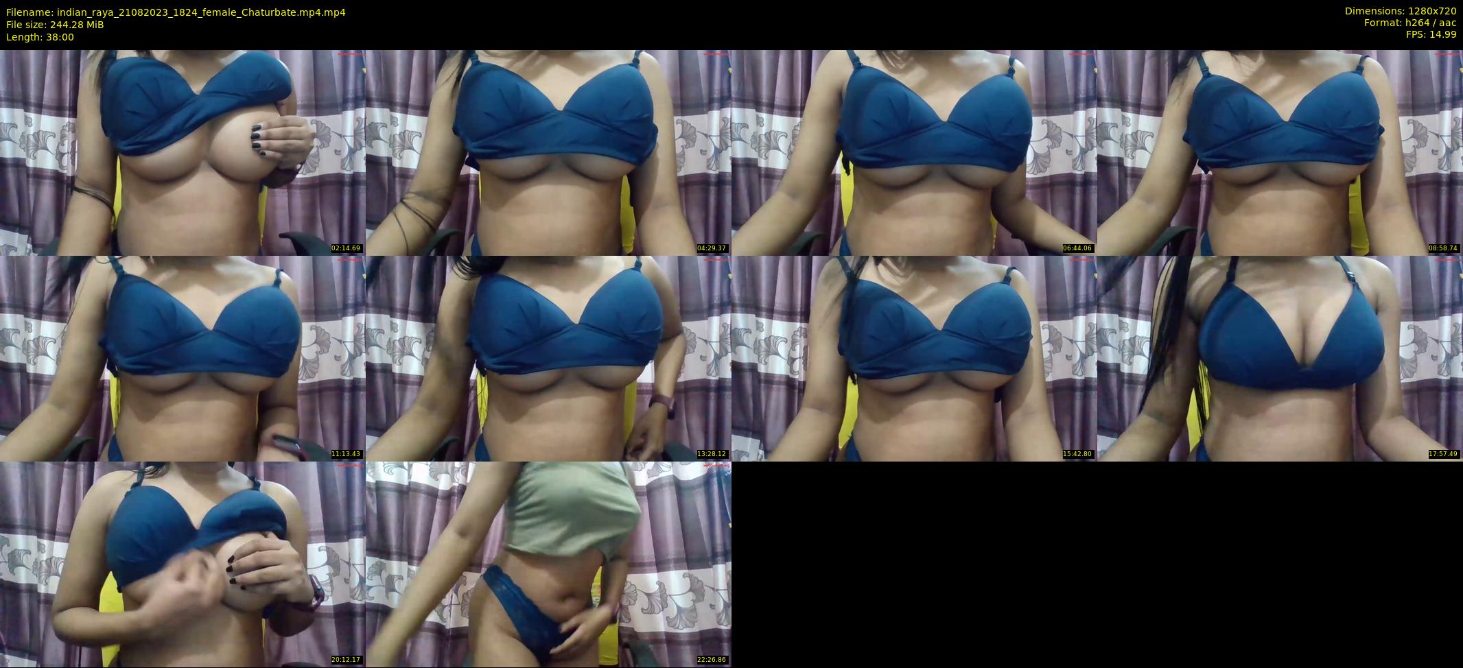 indian_raya — 38 minute Chaturbate female cam show recording, 720p, Aug 21, 2023