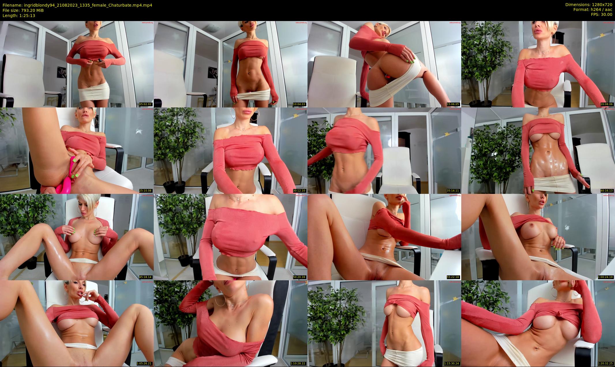 ingridblondy94 — 86 minute Chaturbate female cam show recording, 720p, Aug 21, 2023