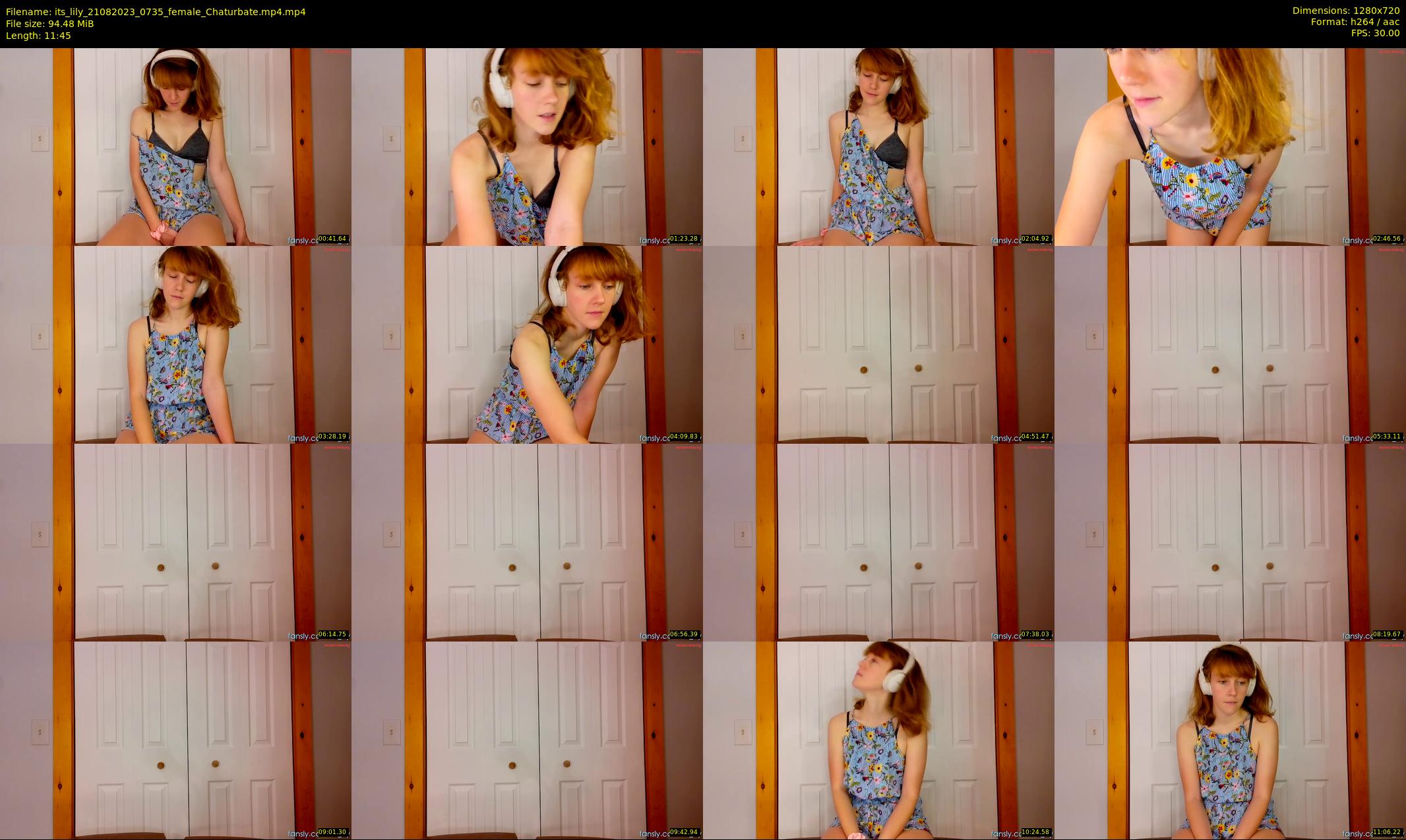 its_lily — 12 minute Chaturbate female cam show recording, 720p, Aug 21, 2023
