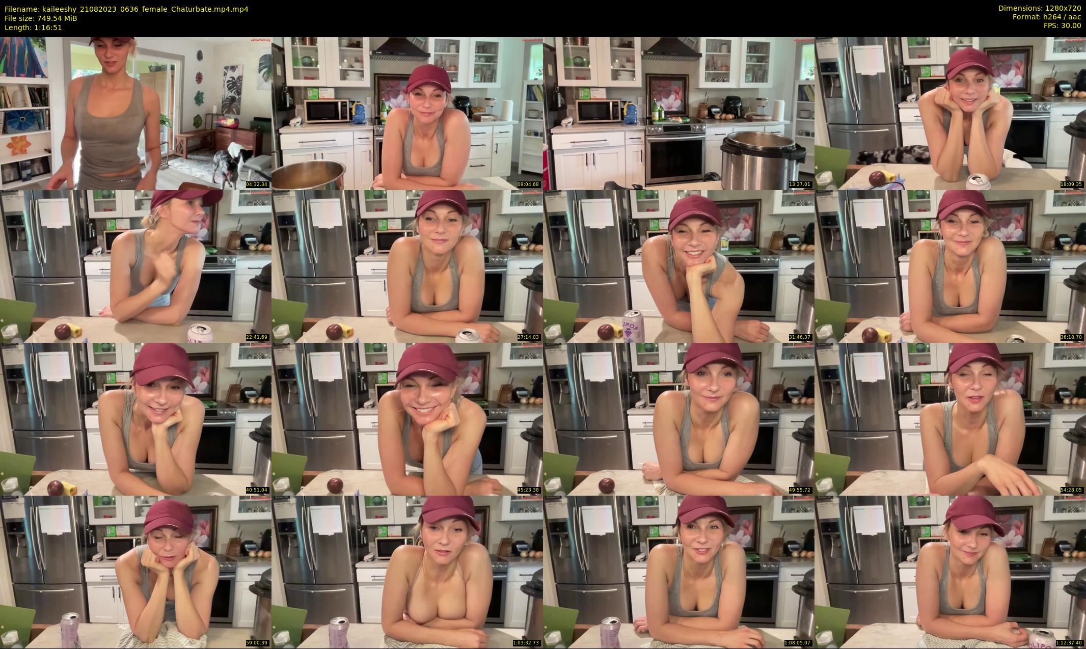 kaileeshy — 77 minute Chaturbate female cam show recording, 720p, Aug 21, 2023