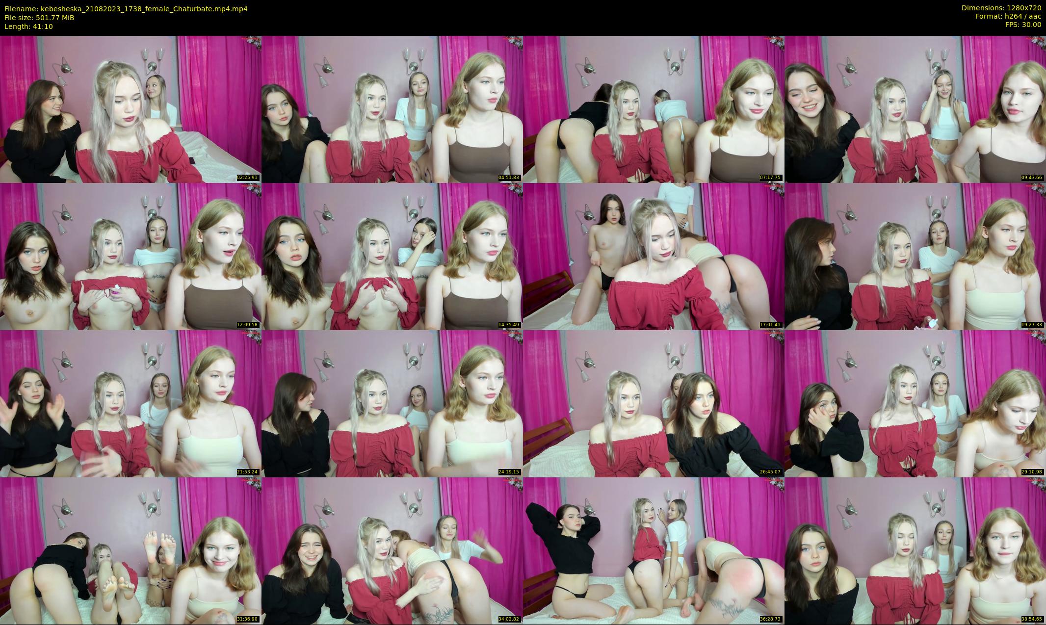 kebesheska — 42 minute Chaturbate couple cam show recording, 720p, Aug 21, 2023