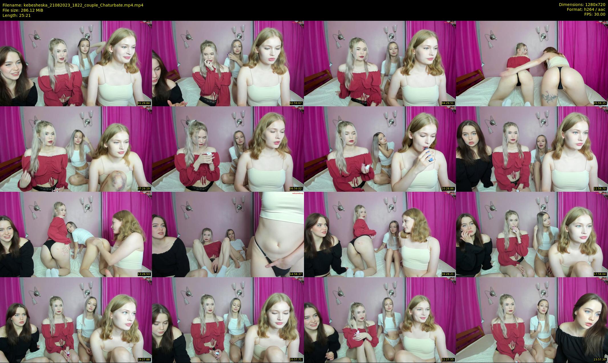 kebesheska — 26 minute Chaturbate couple cam show recording, 720p, Aug 21, 2023