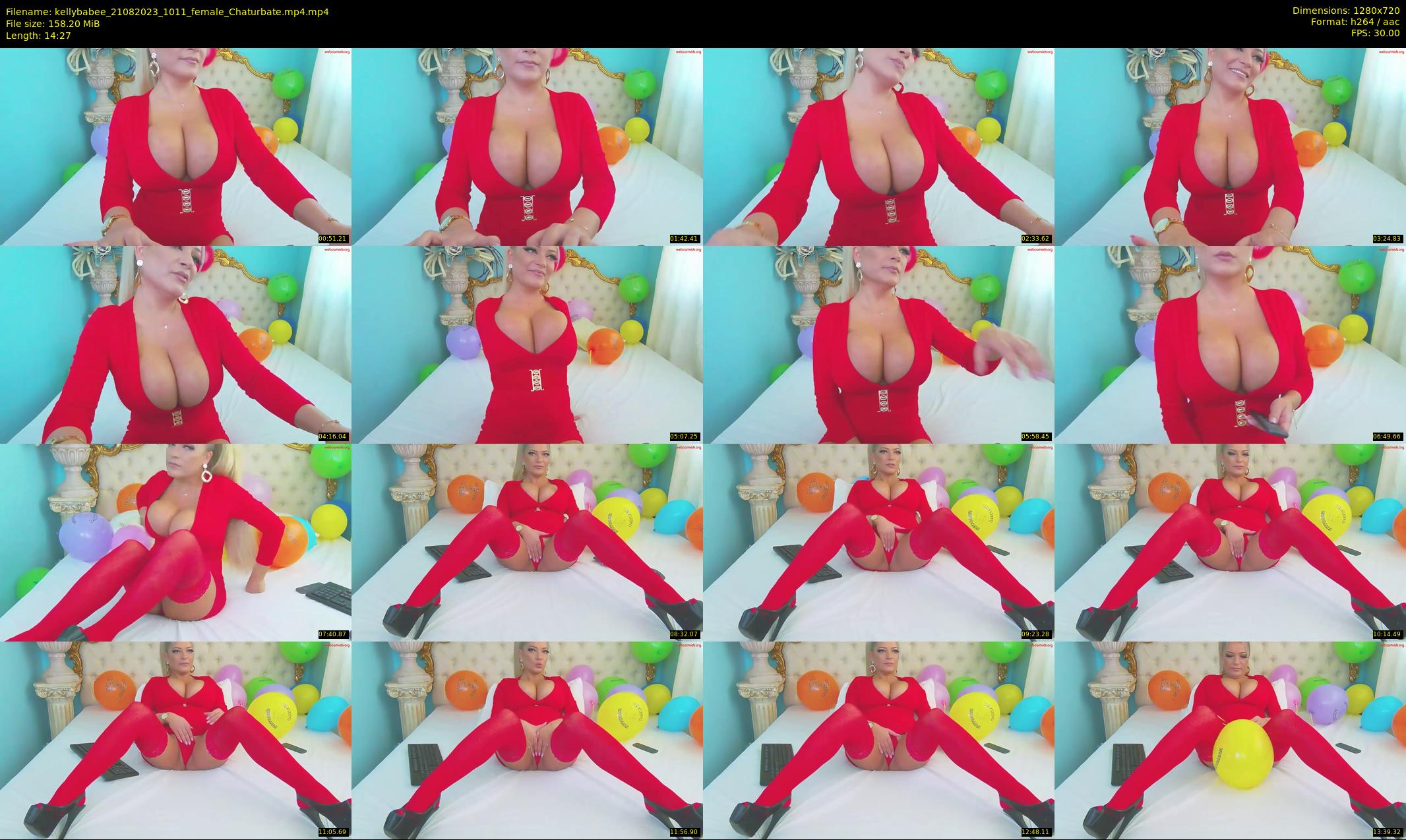 kellybabee — 15 minute Chaturbate female cam show recording, 720p, Aug 21, 2023