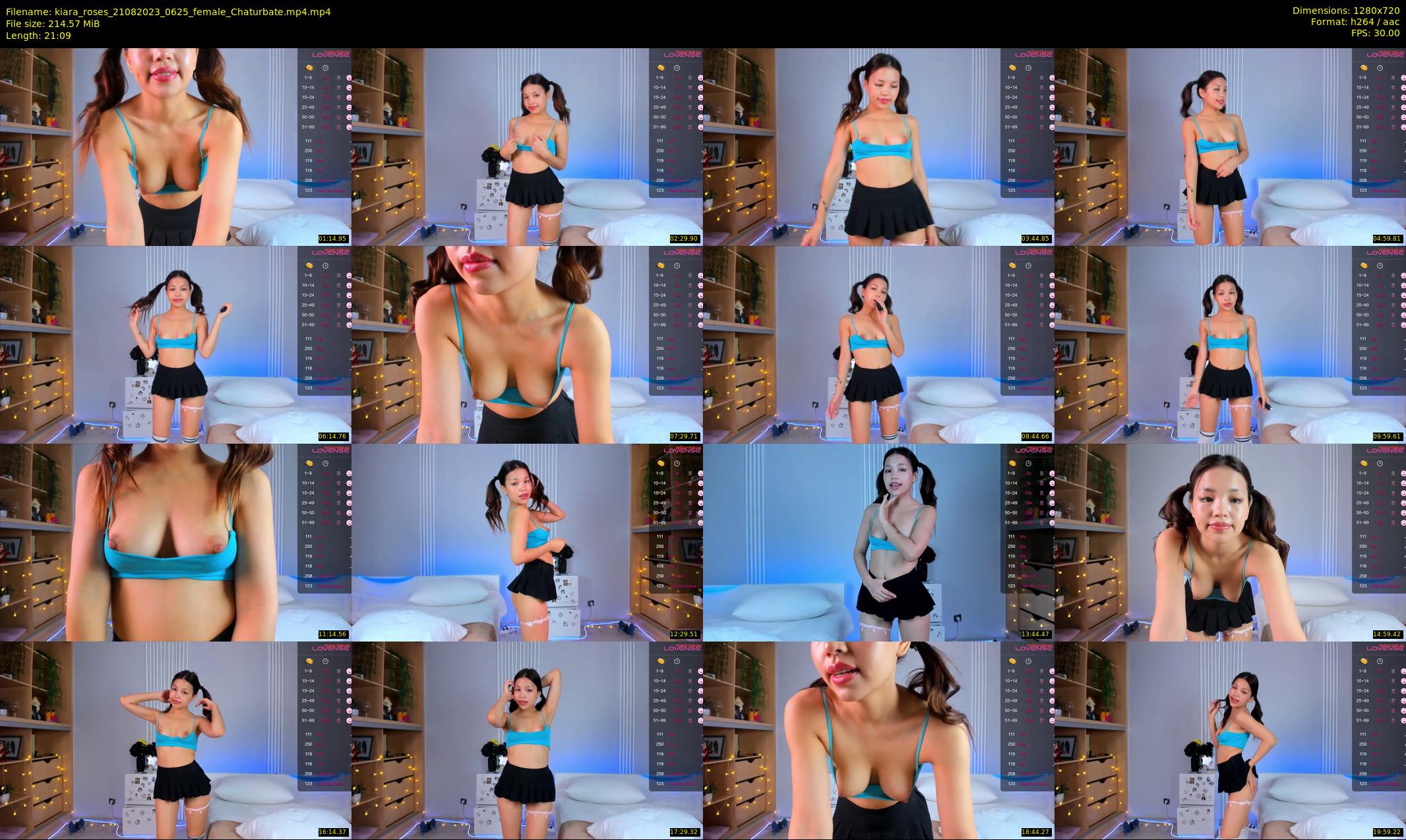 kiara_roses — 22 minute Chaturbate female cam show recording, 720p, Aug 21, 2023
