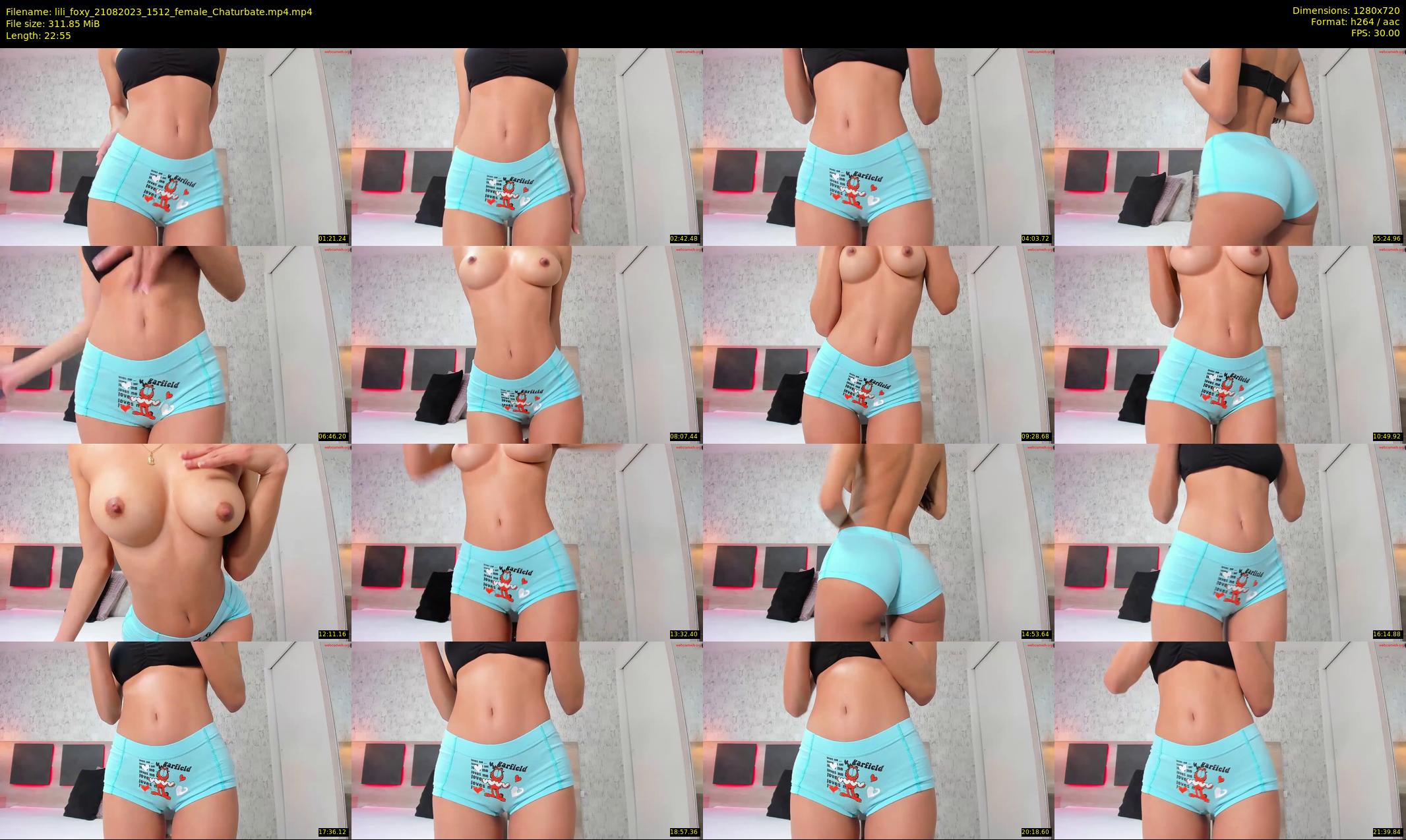 lili_foxy — 23 minute Chaturbate female cam show recording, 720p, Aug 21, 2023