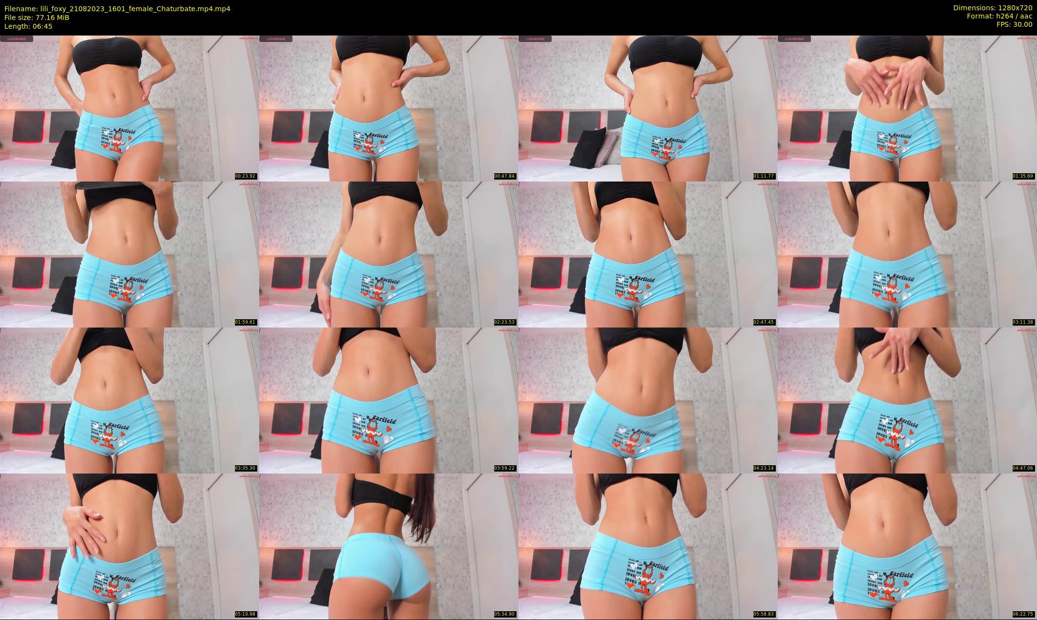 lili_foxy — 7 minute Chaturbate female cam show recording, 720p, Aug 21, 2023