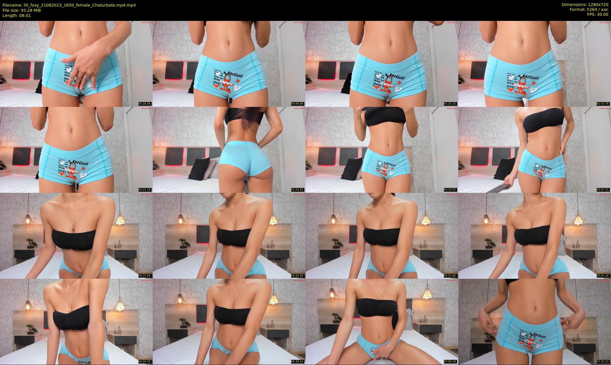 lili_foxy — 9 minute Chaturbate female cam show recording, 720p, Aug 21, 2023