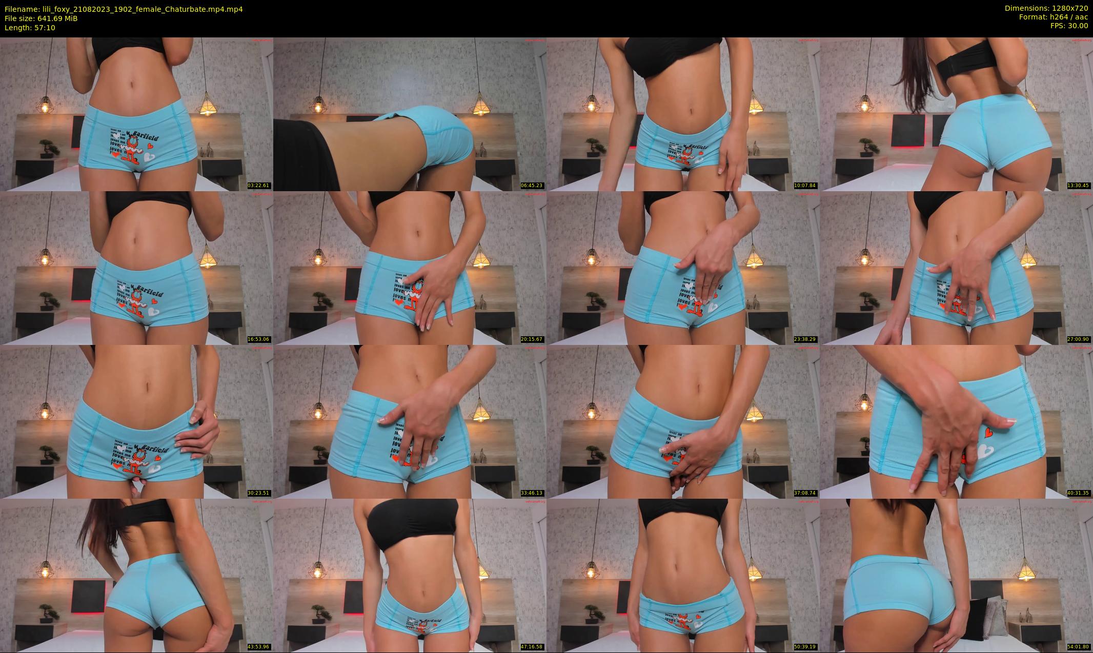 lili_foxy — 58 minute Chaturbate female cam show recording, 720p, Aug 21, 2023