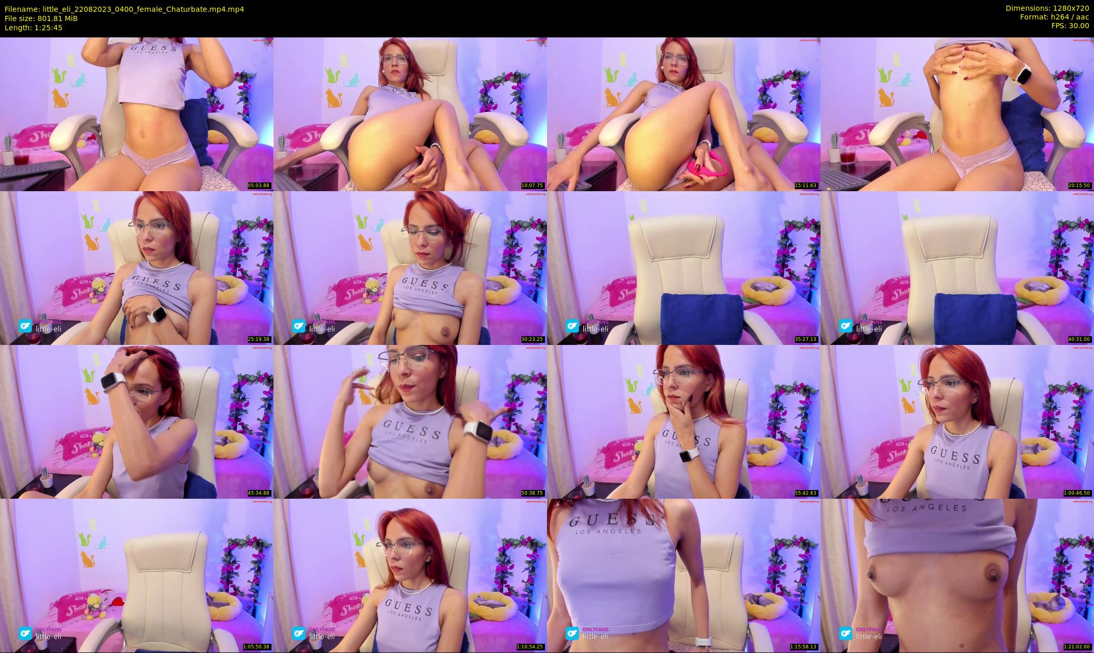 little_eli — 86 minute Chaturbate female cam show recording, 720p, Aug 22, 2023