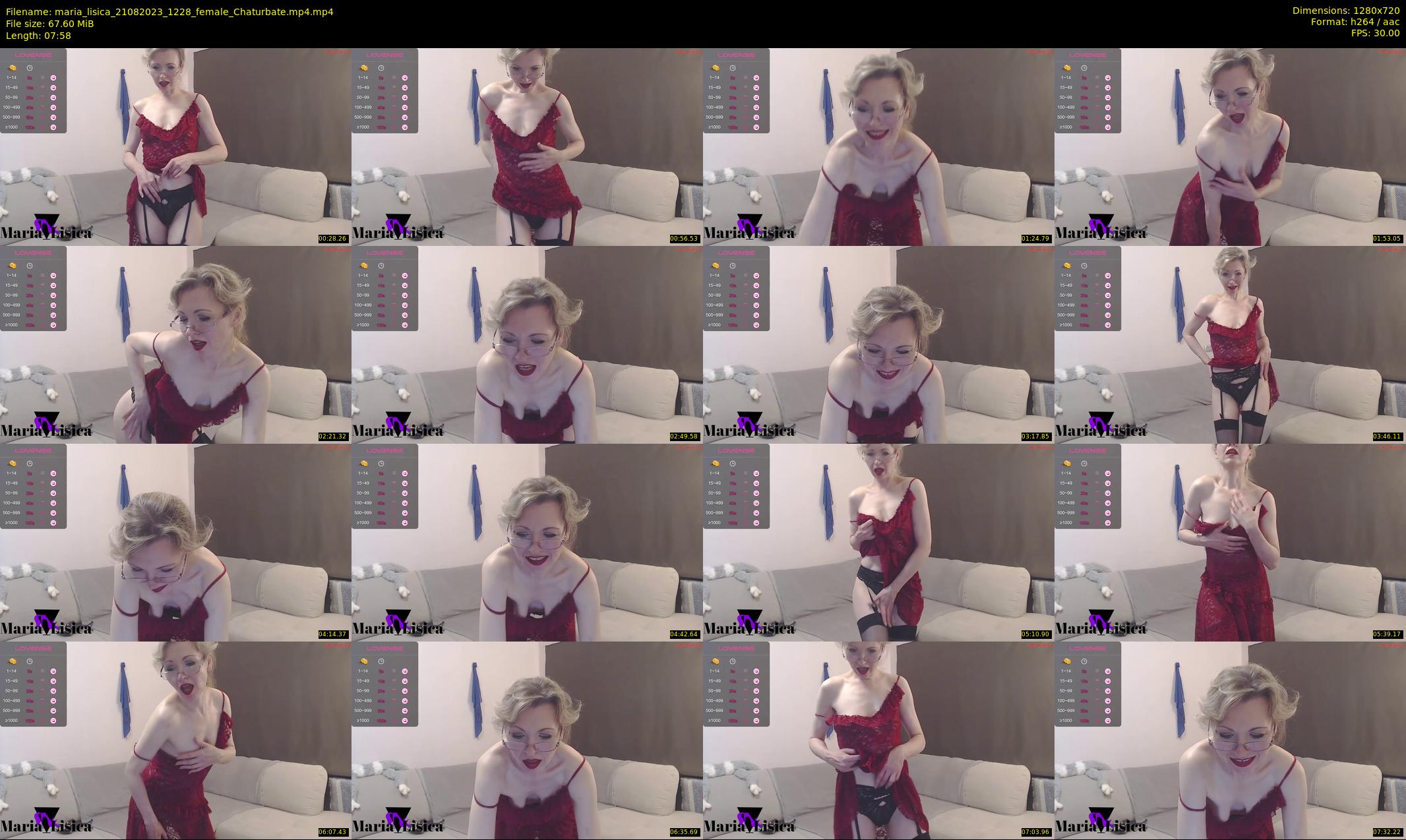maria_lisica — 8 minute Chaturbate female cam show recording, 720p, Aug 21, 2023