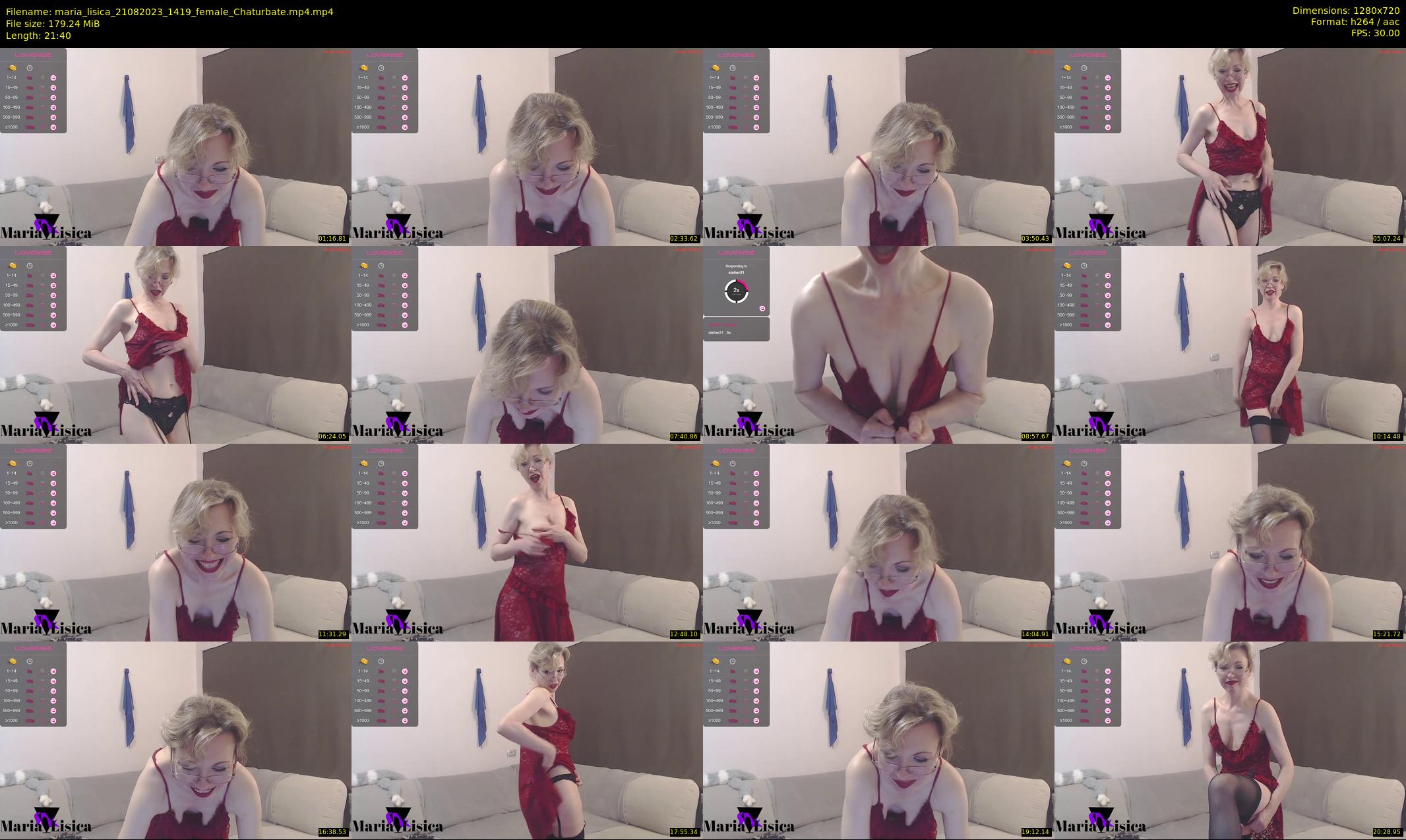 maria_lisica — 22 minute Chaturbate female cam show recording, 720p, Aug 21, 2023