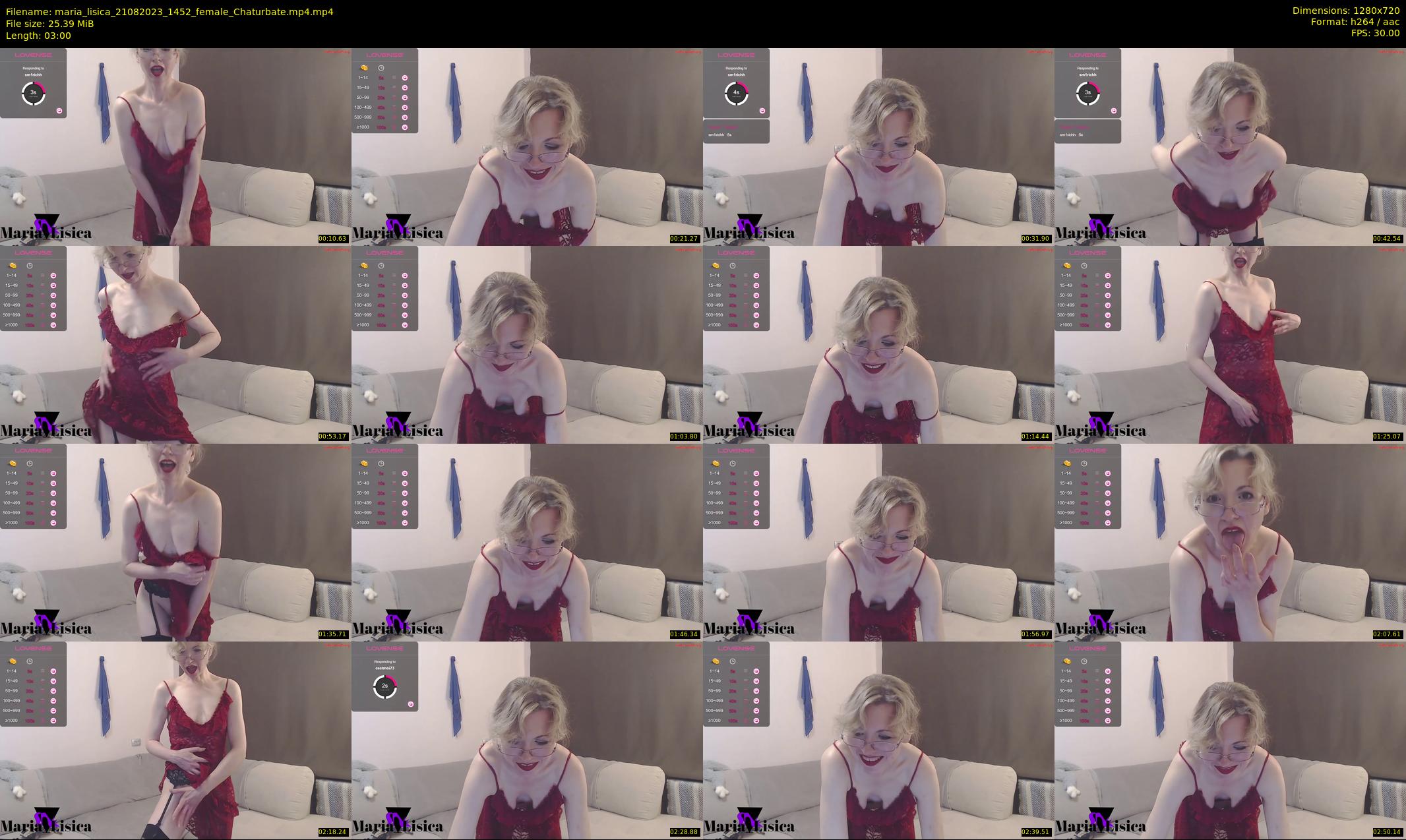 maria_lisica — 3 minute Chaturbate female cam show recording, 720p, Aug 21, 2023