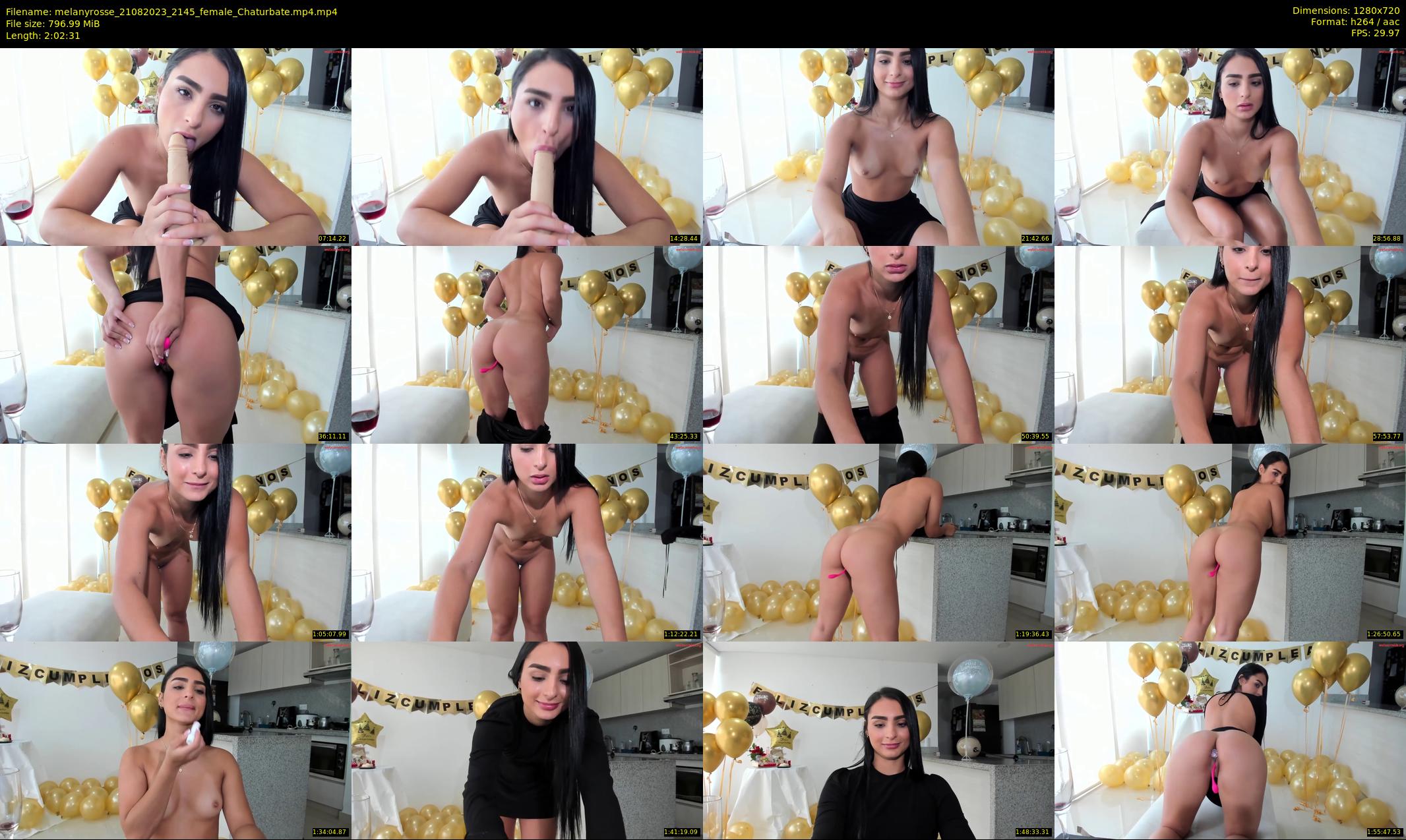 melanyrosse — 123 minute Chaturbate female cam show recording, 720p, Aug 21, 2023
