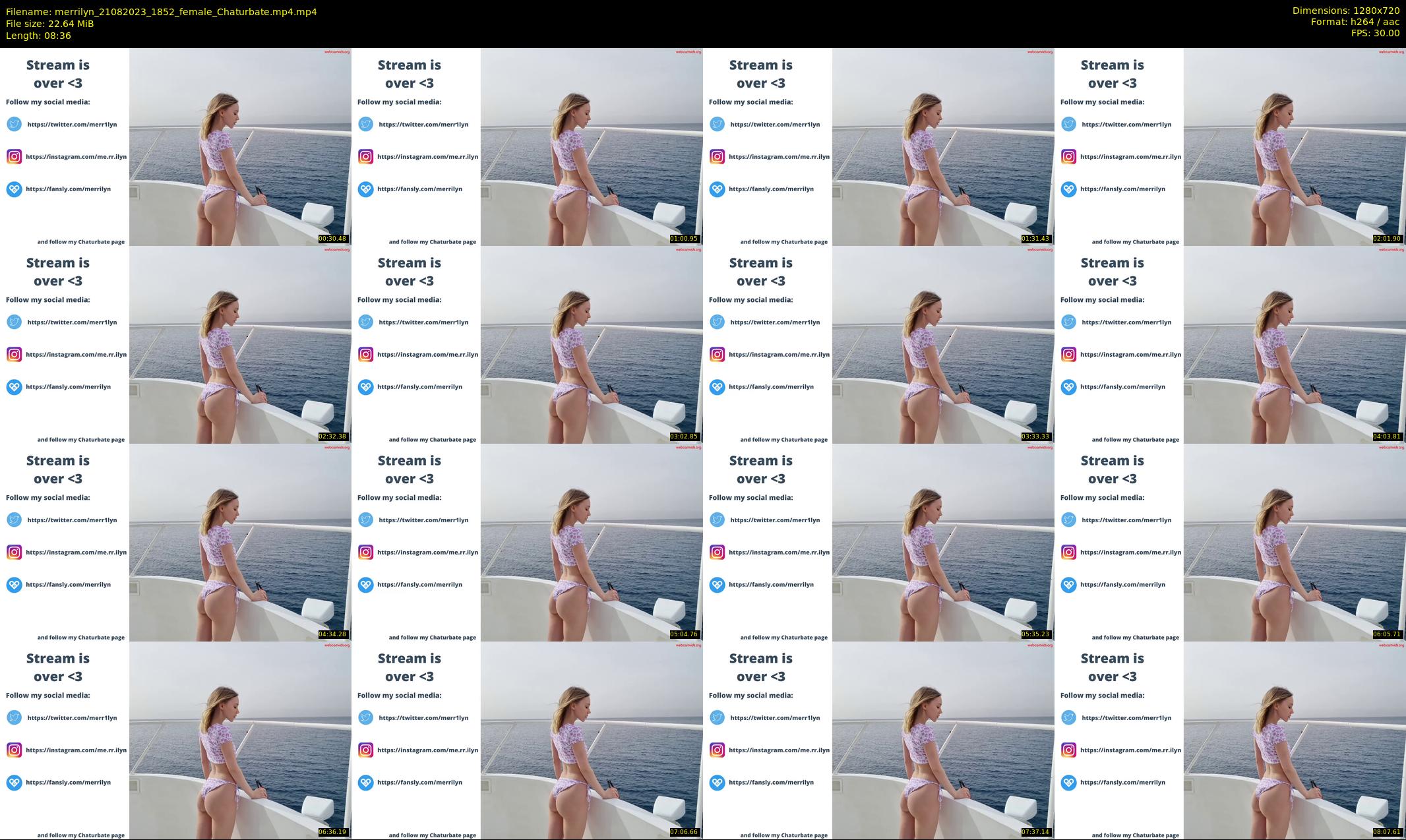merrilyn — 9 minute Chaturbate female cam show recording, 720p, Aug 21, 2023