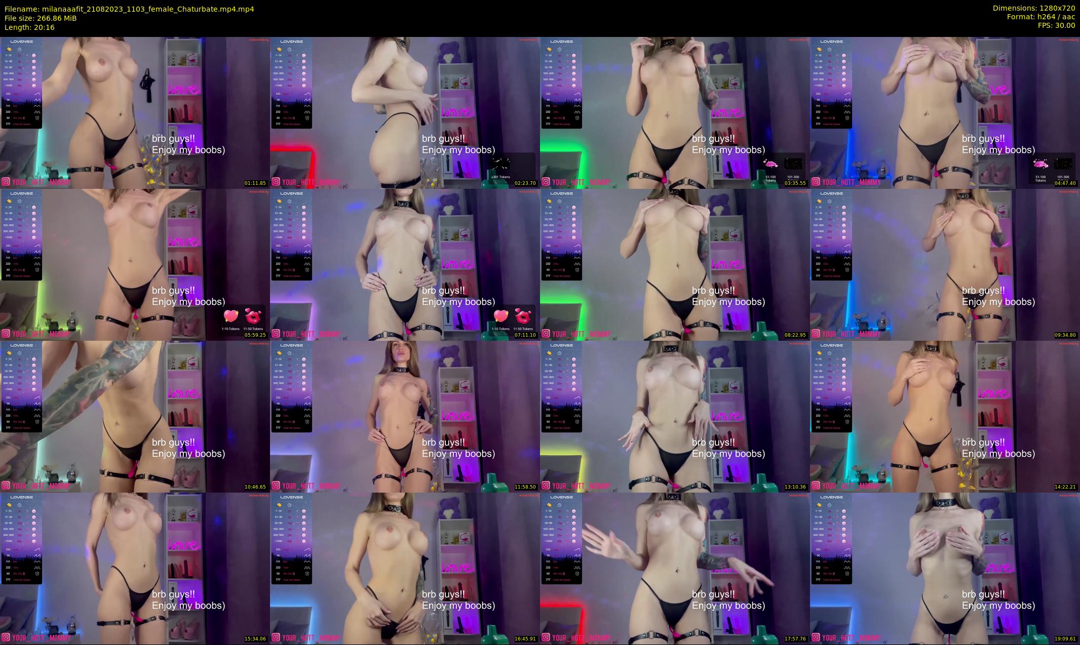 milanaaafit — 21 minute Chaturbate couple cam show recording, 720p, Aug 21, 2023