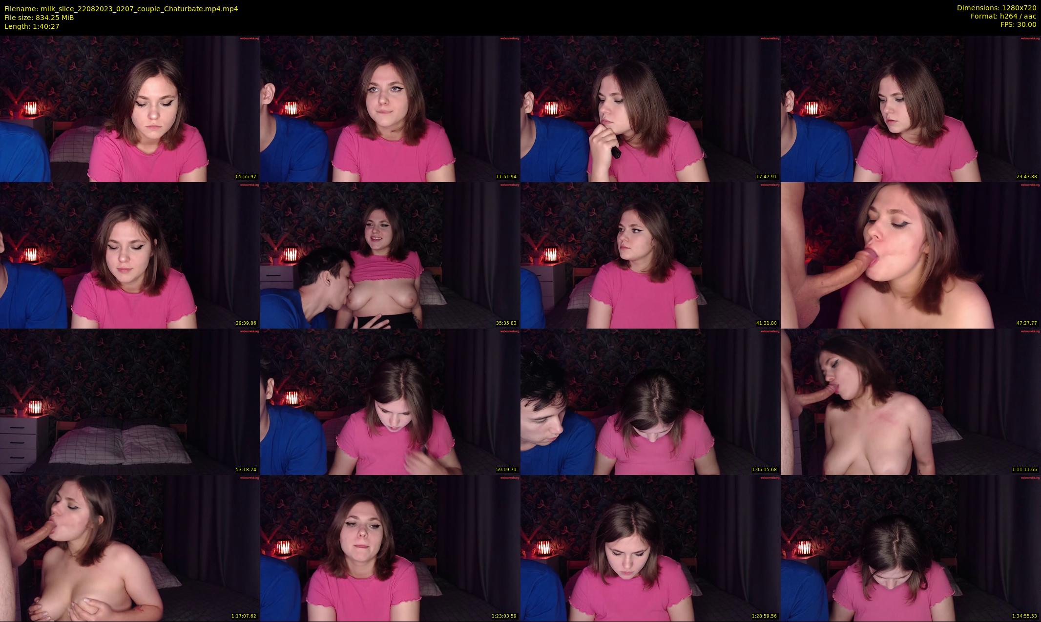 milk_slice — 101 minute Chaturbate couple cam show recording, 720p, Aug 22, 2023