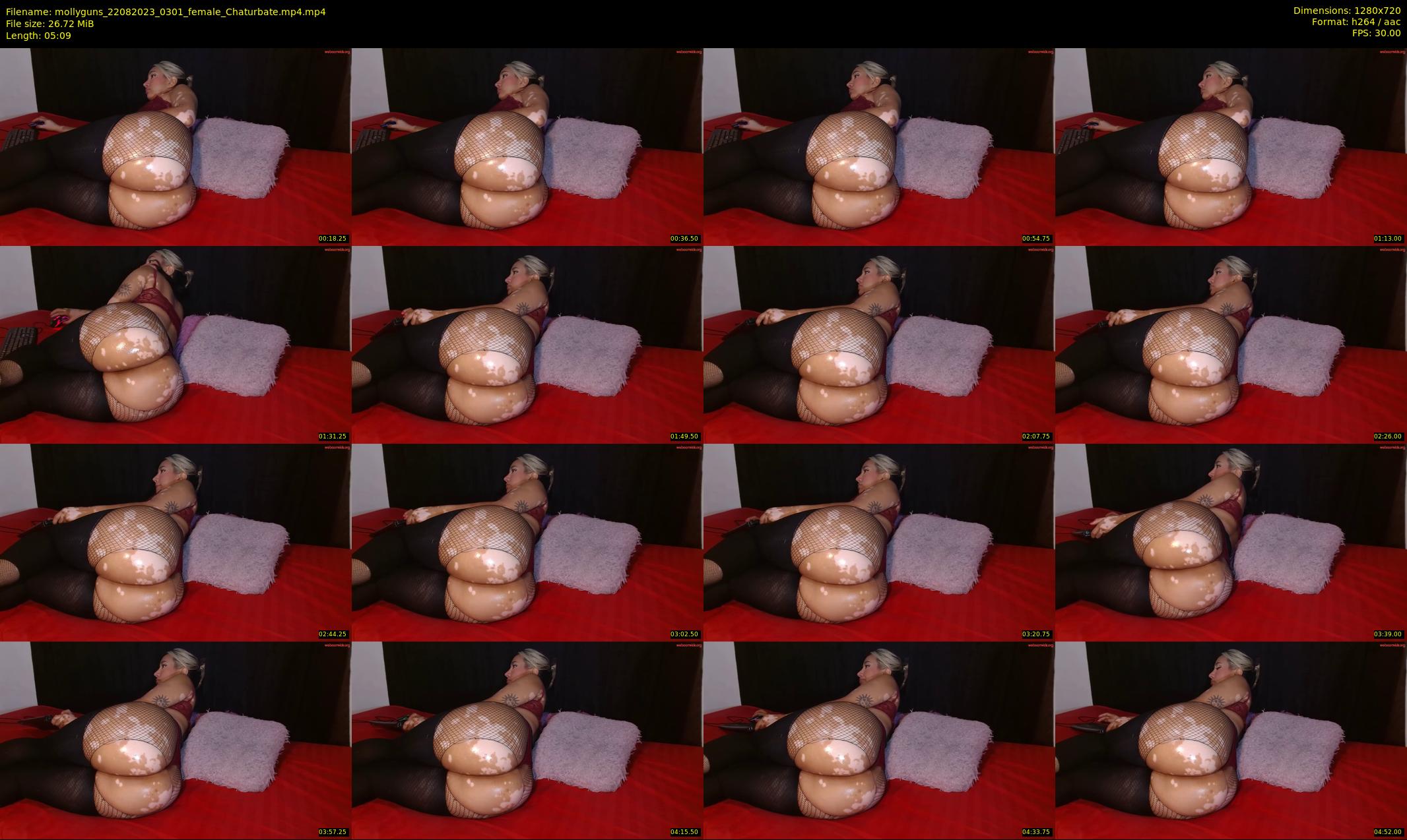 mollyguns — 6 minute Chaturbate female cam show recording, 720p, Aug 22, 2023
