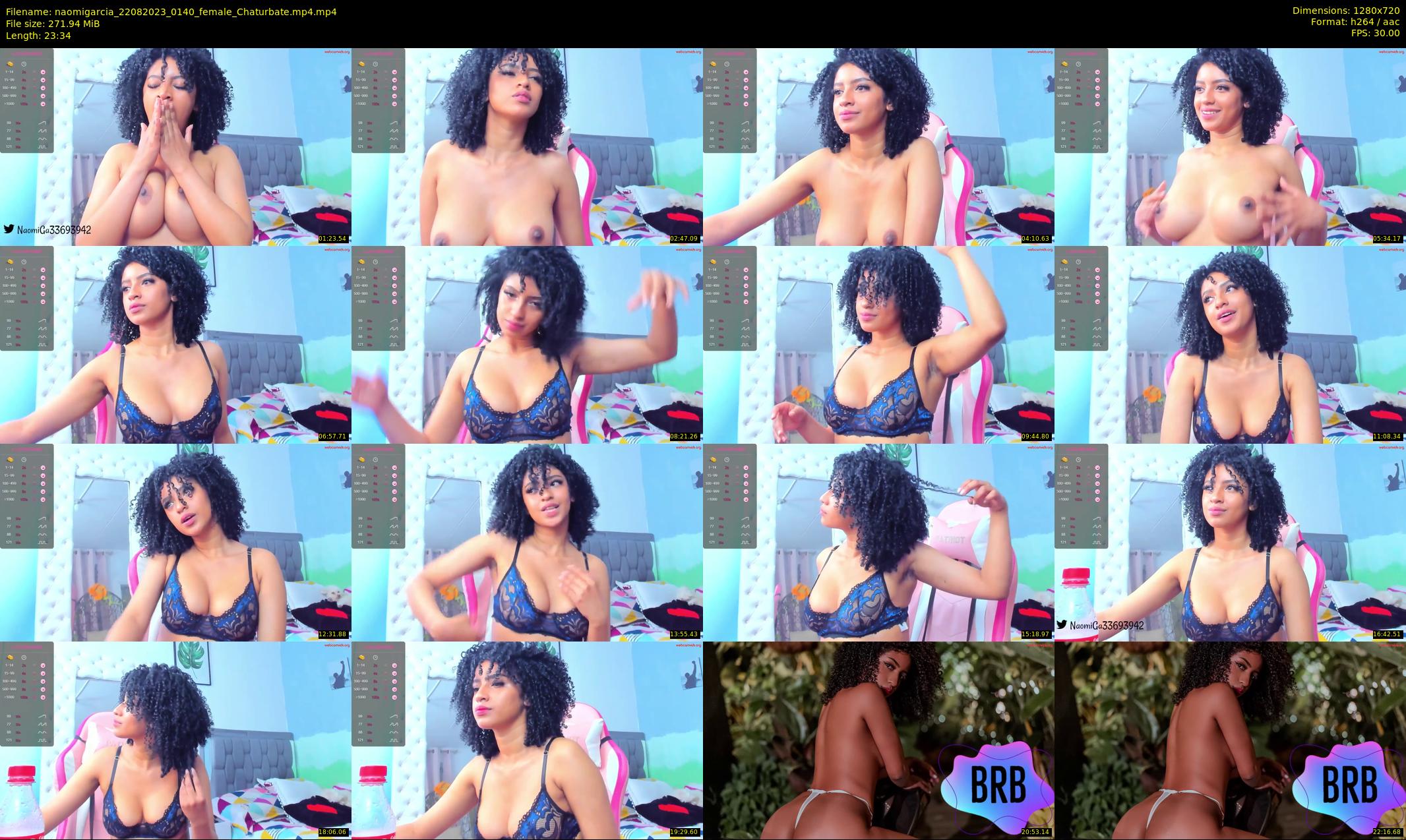 naomigarcia — 24 minute Chaturbate female cam show recording, 720p, Aug 22, 2023