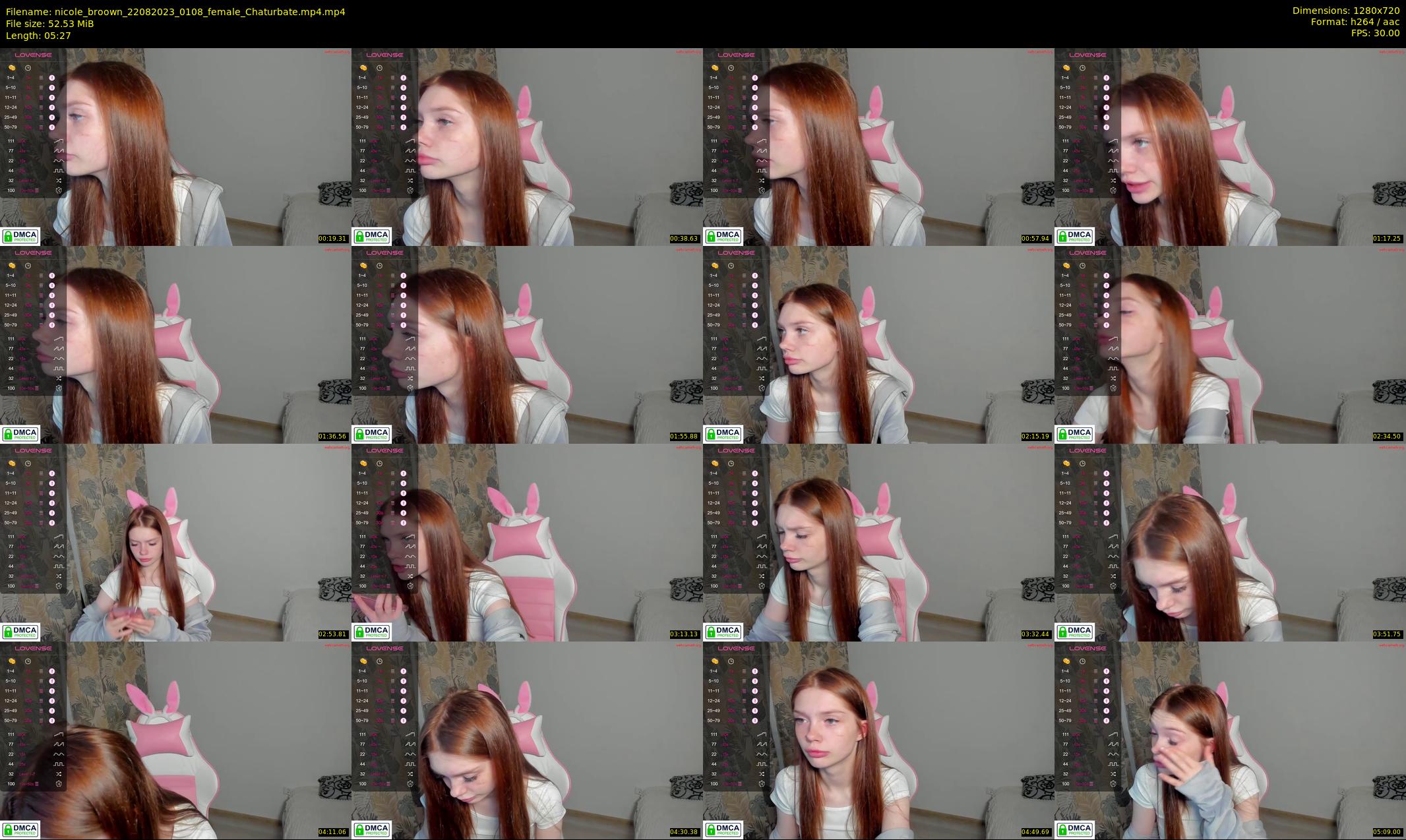 nicole_broown — 6 minute Chaturbate female cam show recording, 720p, Aug 22, 2023