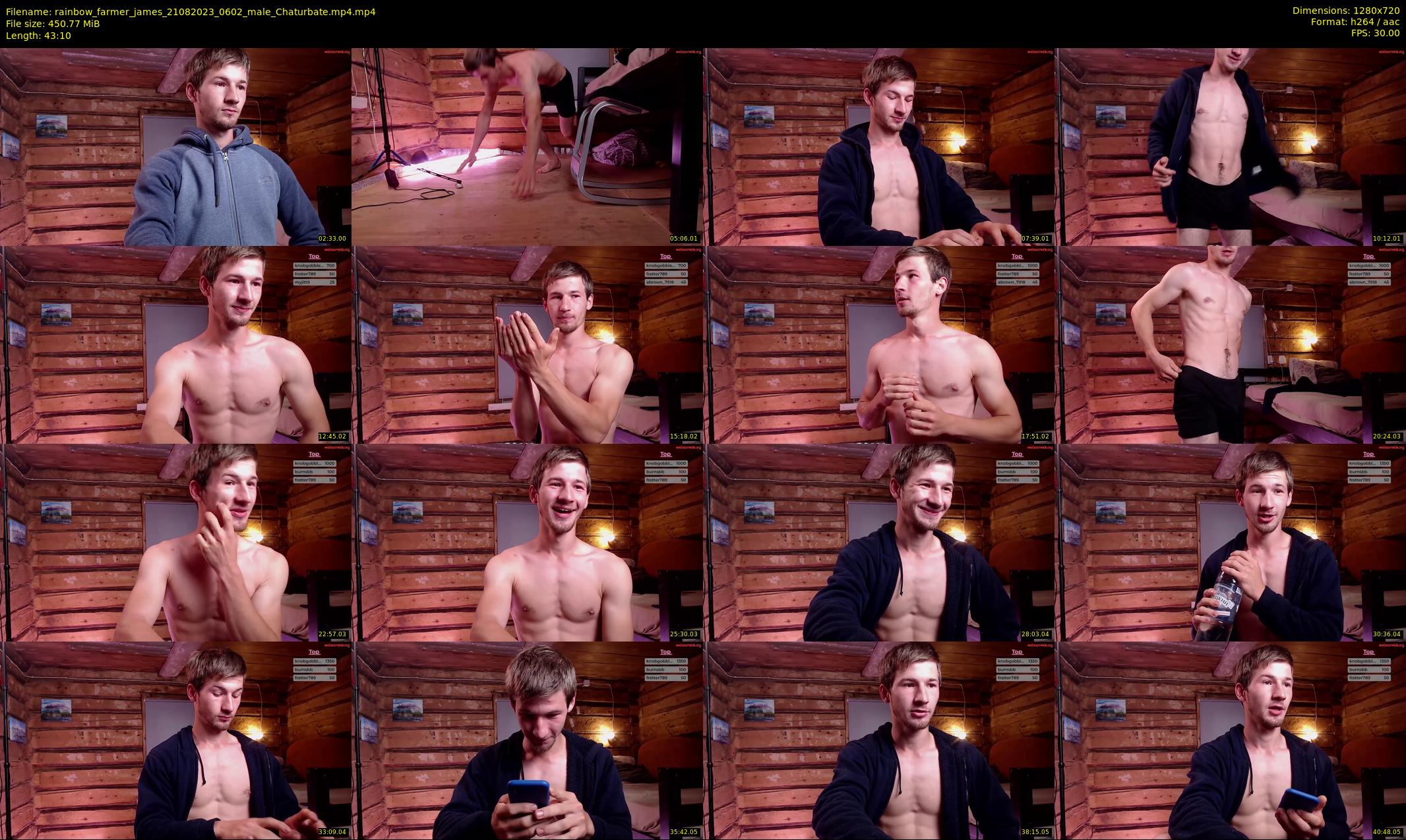 rainbow_farmer_james — 44 minute Chaturbate male cam show recording, 720p, Aug 21, 2023