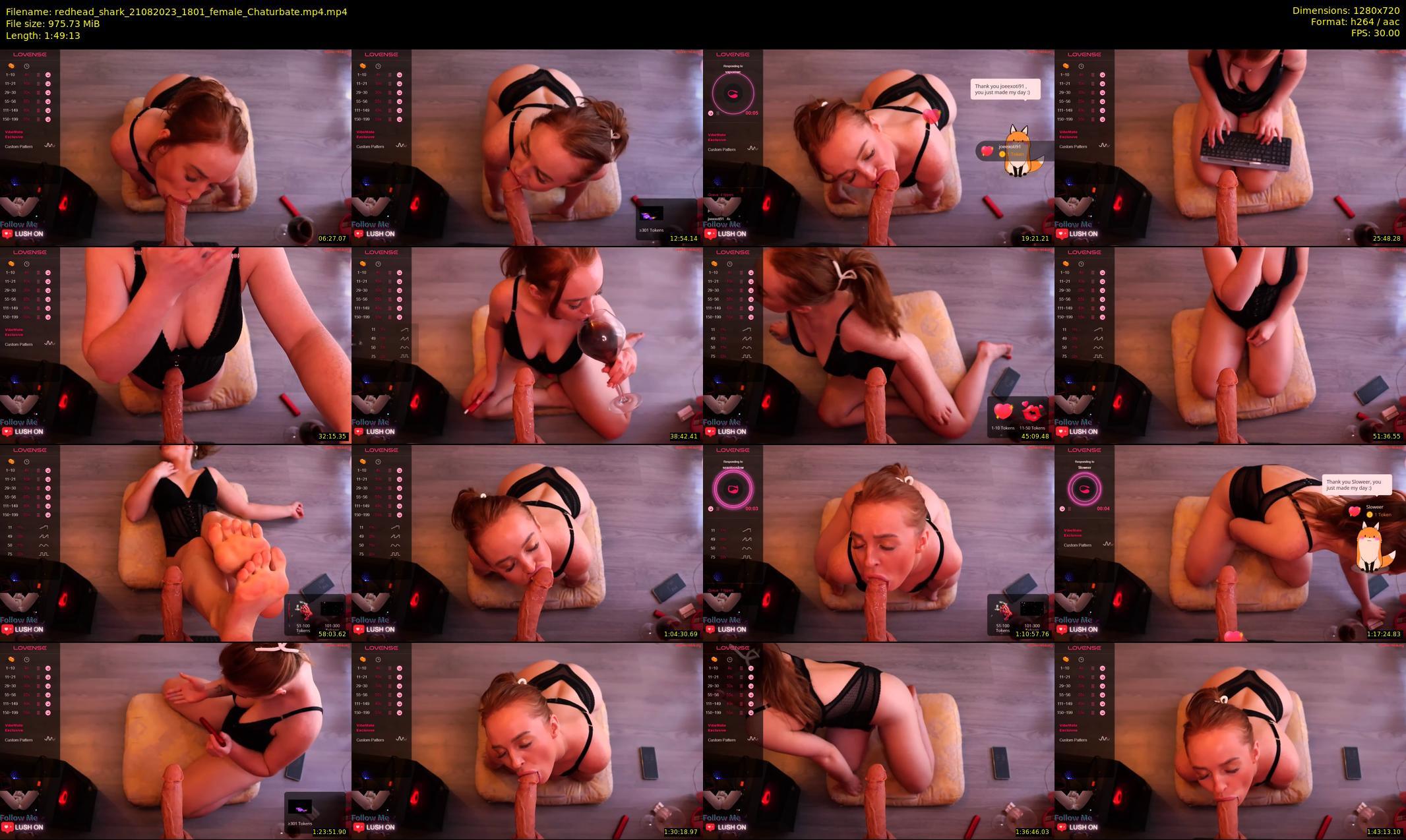redhead_shark — 110 minute Chaturbate female cam show recording, 720p, Aug 21, 2023