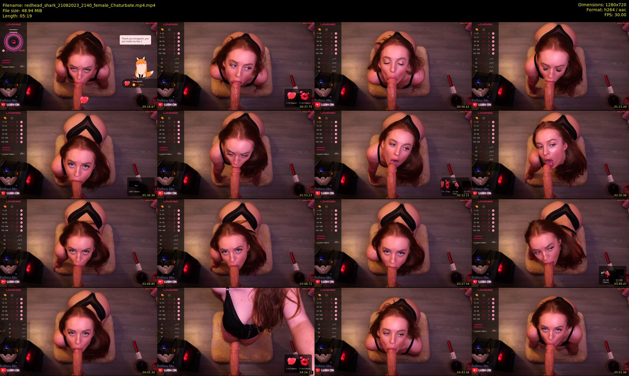 redhead_shark — 6 minute Chaturbate female cam show recording, 720p, Aug 21, 2023