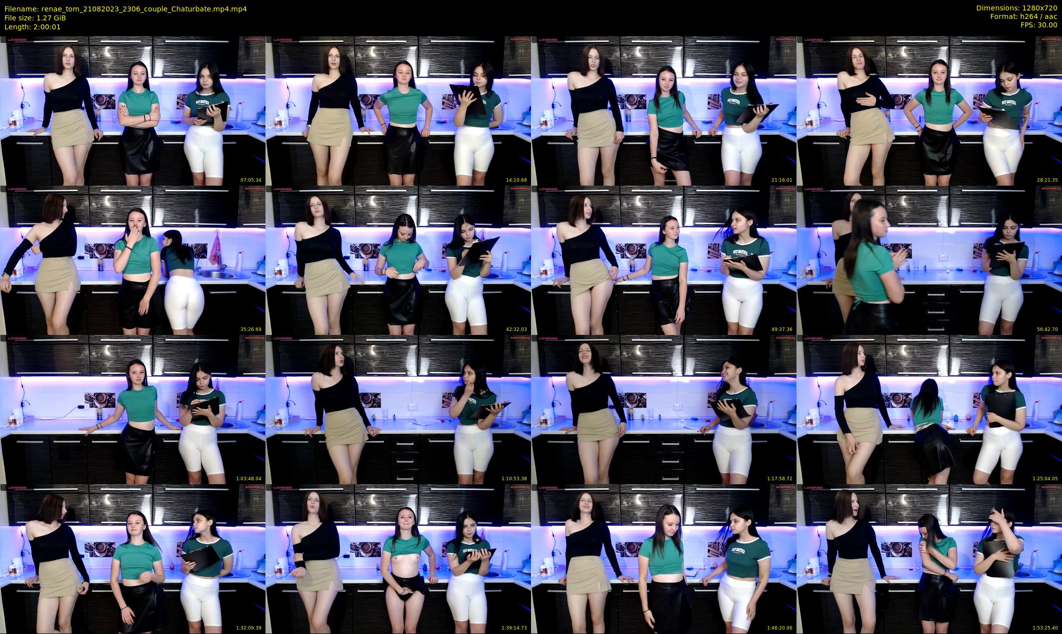 renae_tom — 121 minute Chaturbate couple cam show recording, 720p, Aug 21, 2023