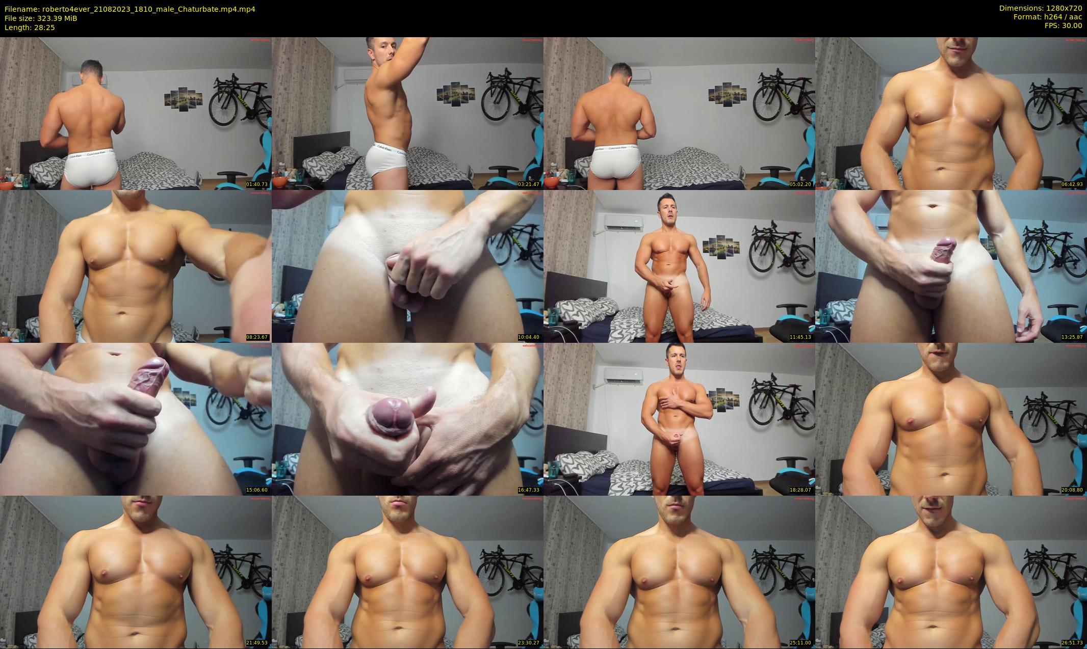 roberto4ever — 29 minute Chaturbate male cam show recording, 720p, Aug 21, 2023