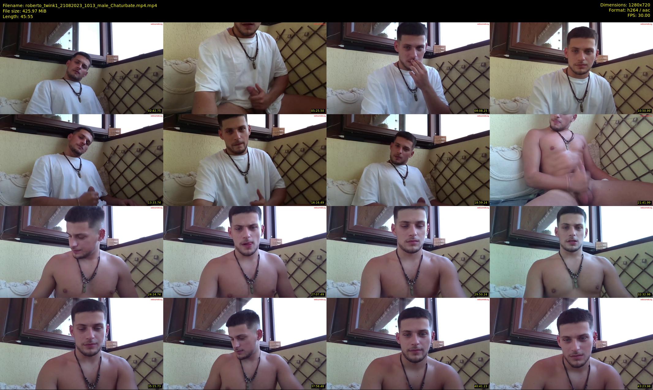 roberto_twink1 — 46 minute Chaturbate male cam show recording, 720p, Aug 21, 2023