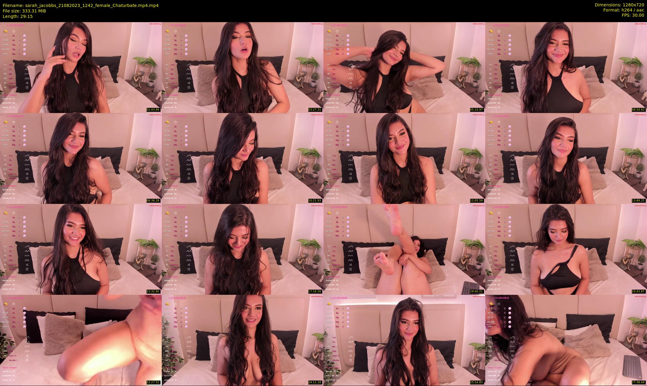 sarah_jacobbs — 30 minute Chaturbate female cam show recording, 720p, Aug 21, 2023