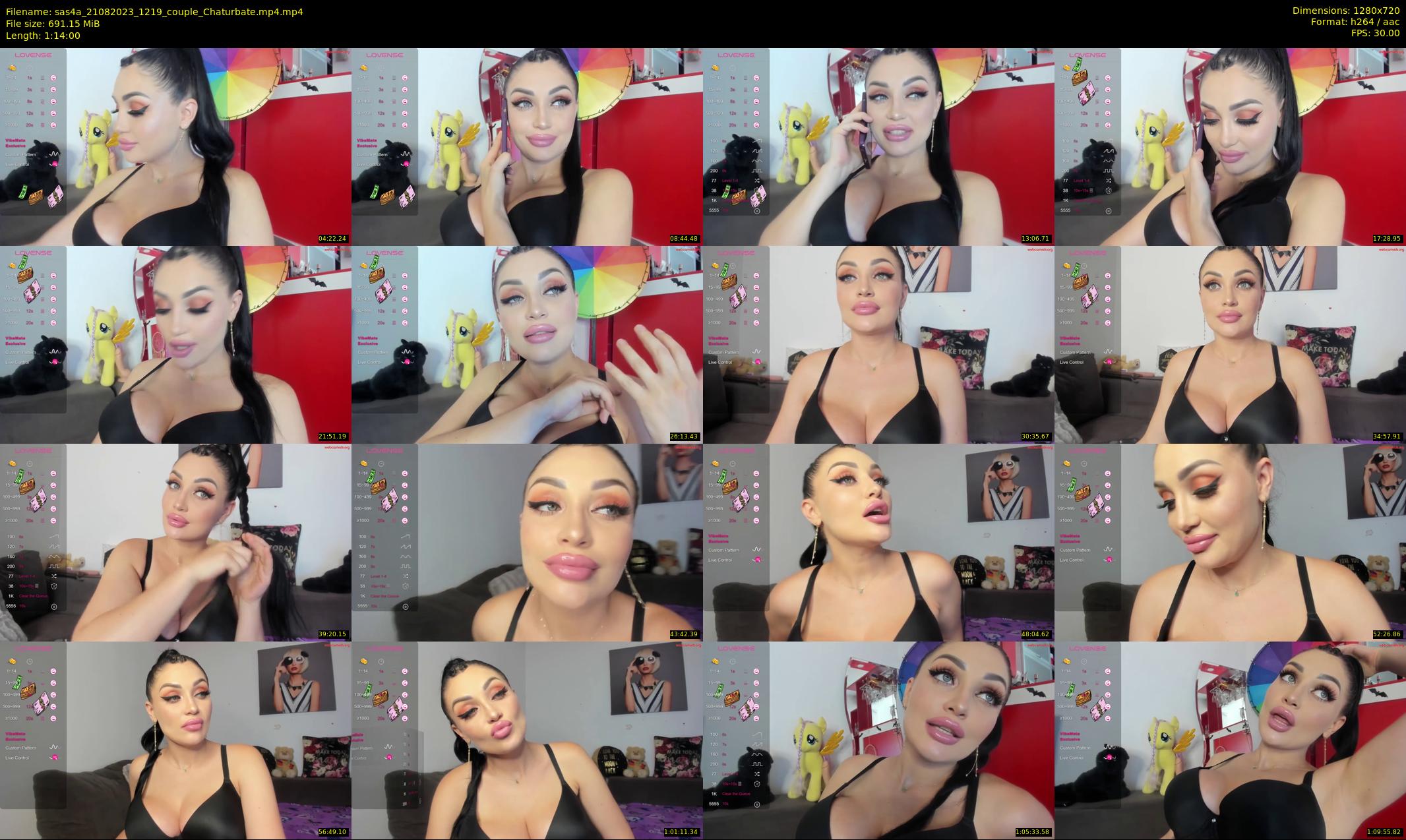 sas4a — 74 minute Chaturbate female cam show recording, 720p, Aug 21, 2023